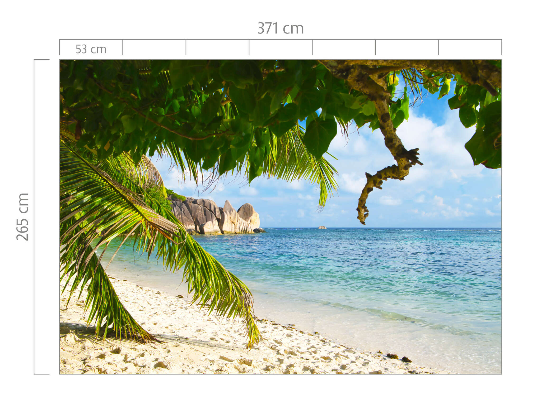 10-364712 Bildauschnitt 1 magicwalls photo wallpaper beach paradise 364712