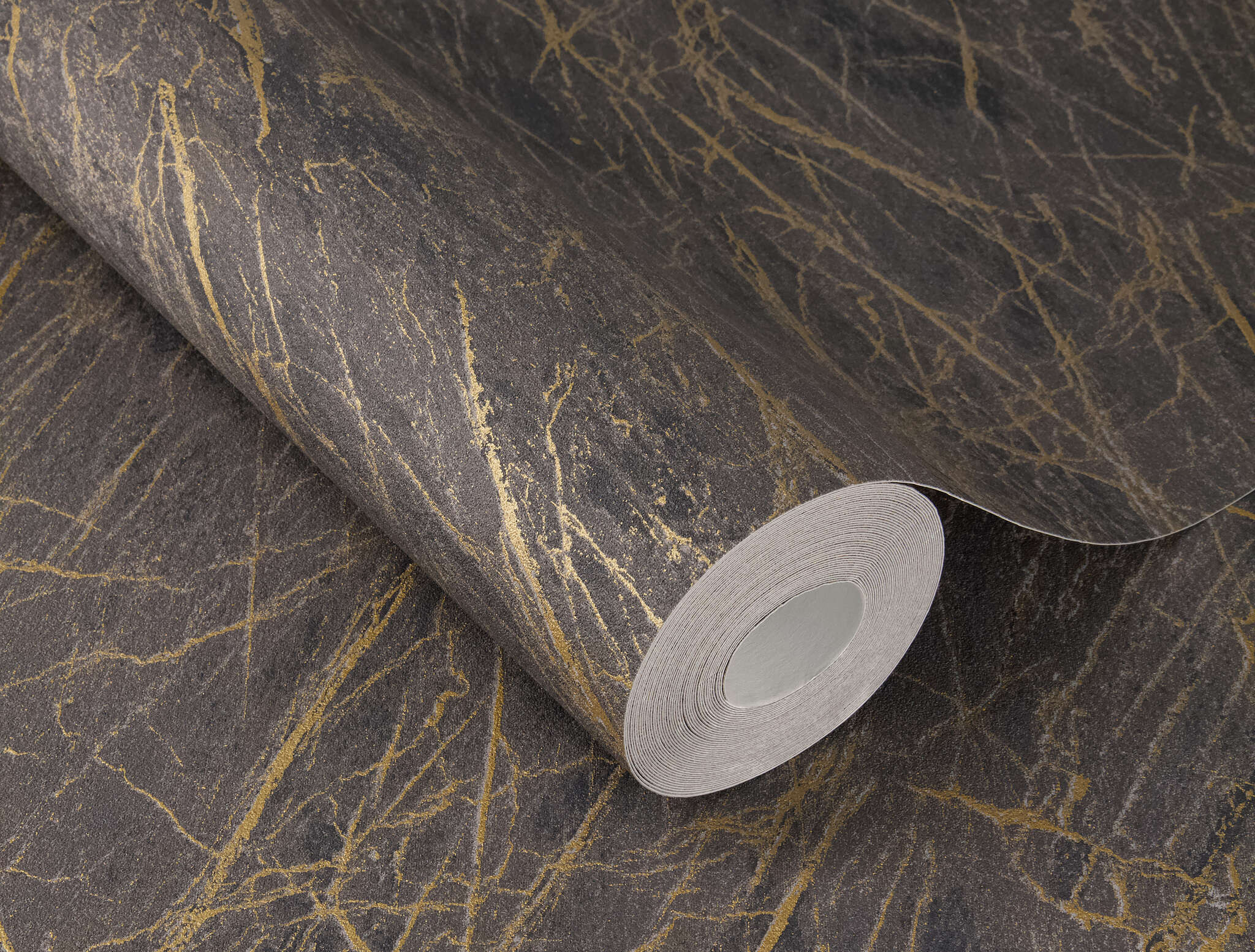10-429985 Detailaufnahmen 1 Marble non-woven wallpaper in brown marble Selection Relief/non-woven 429985