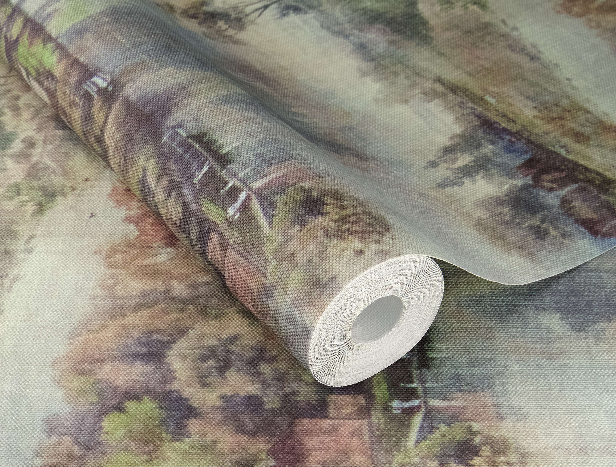 10-981308 Detailaufnahmen 1 Art non-woven wallpaper in blue-grey-blue My Cottage 981308