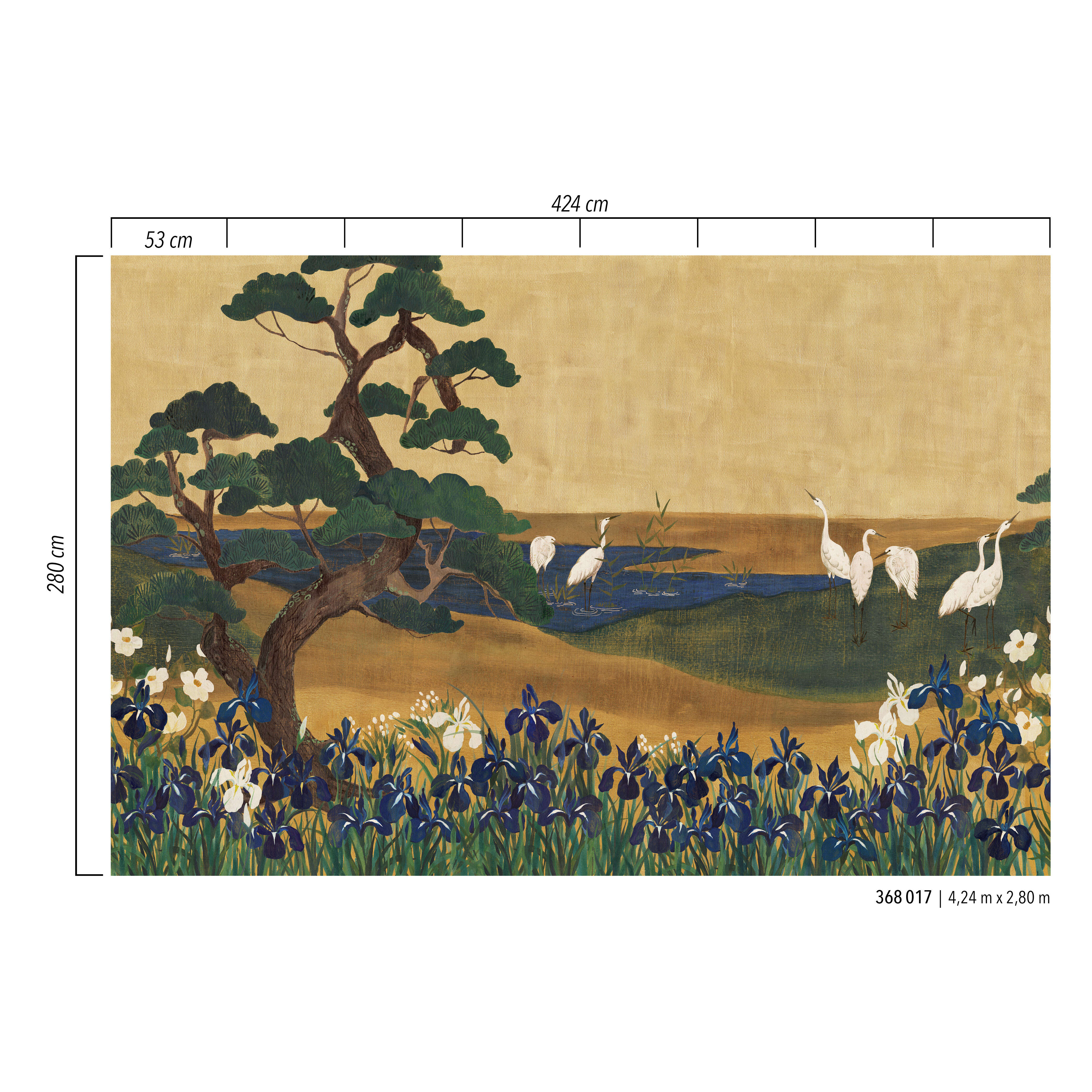 Papier peint panoramique Golden Harmony - Noble Zen 368017 Papier peint panoramique Golden Harmony - Noble Zen 368017
