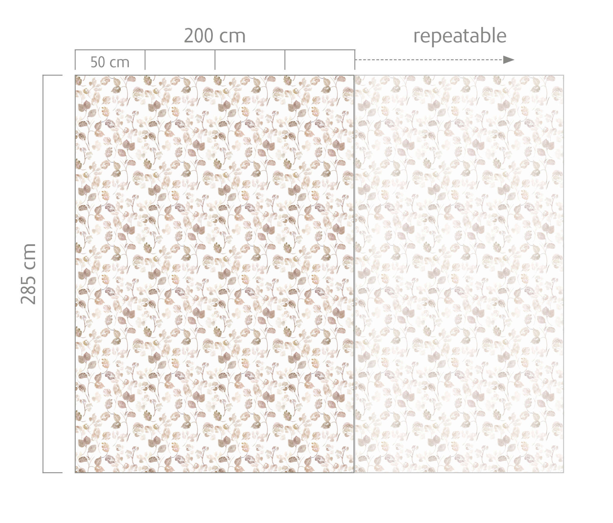10-300102 Bildauschnitt 1 Fototapete Bloom in Beige | Roomblush - RB242