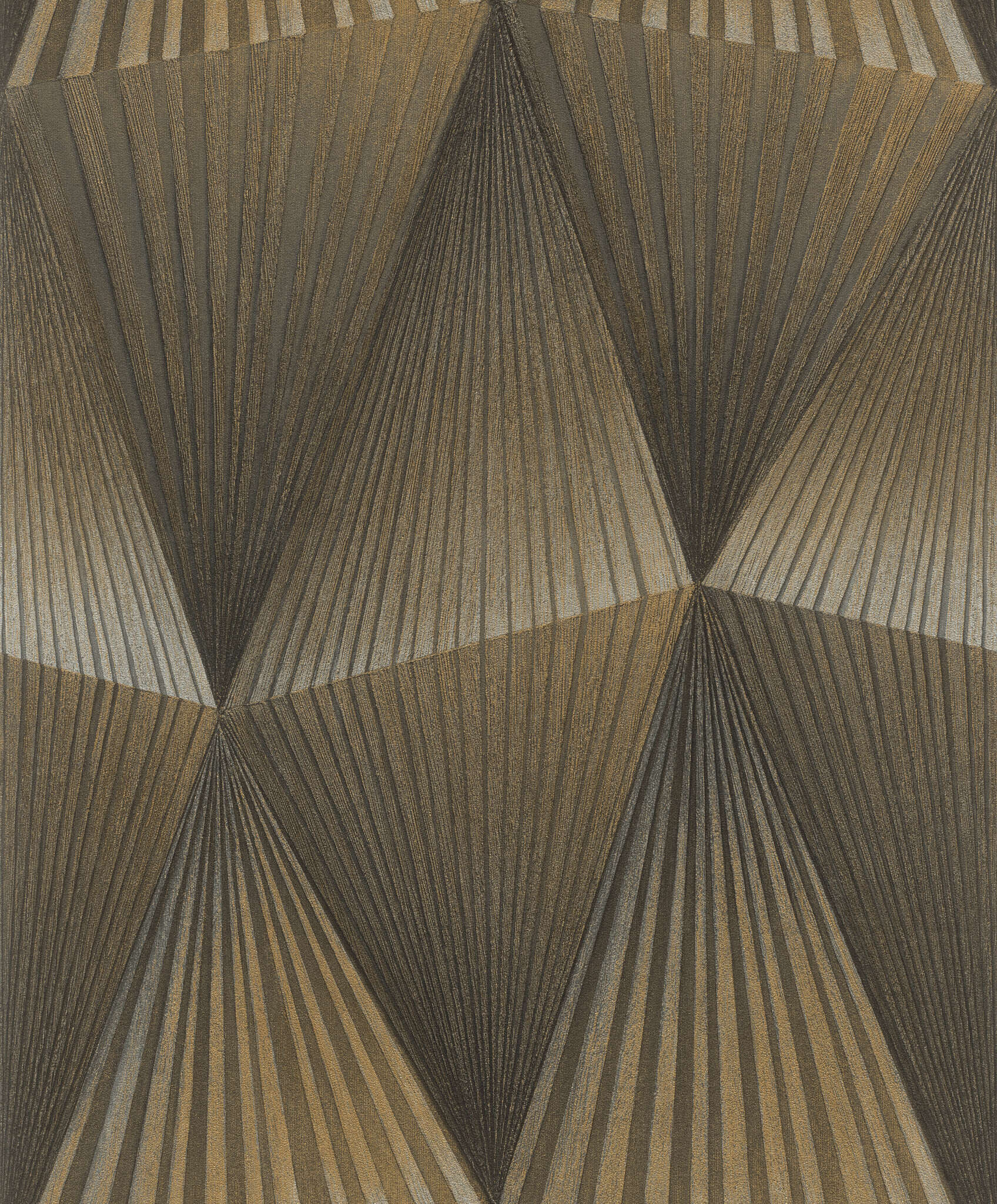 Selbstklebende Tapete Cairo 370713 - Geometrisches 3D-Motiv in Gold Selbstklebende Tapete Cairo 370713 - Geometrisches 3D-Motiv in Gold