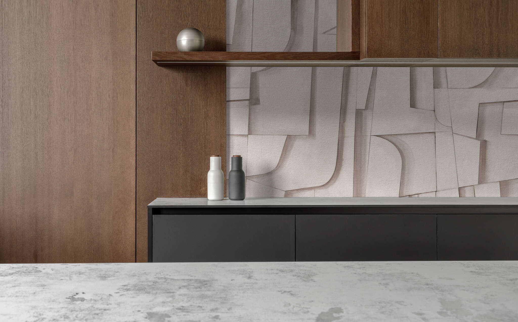 10-300358 Raumsituationen 2 Wall mural Figura in Beige | Roomblush - RB471