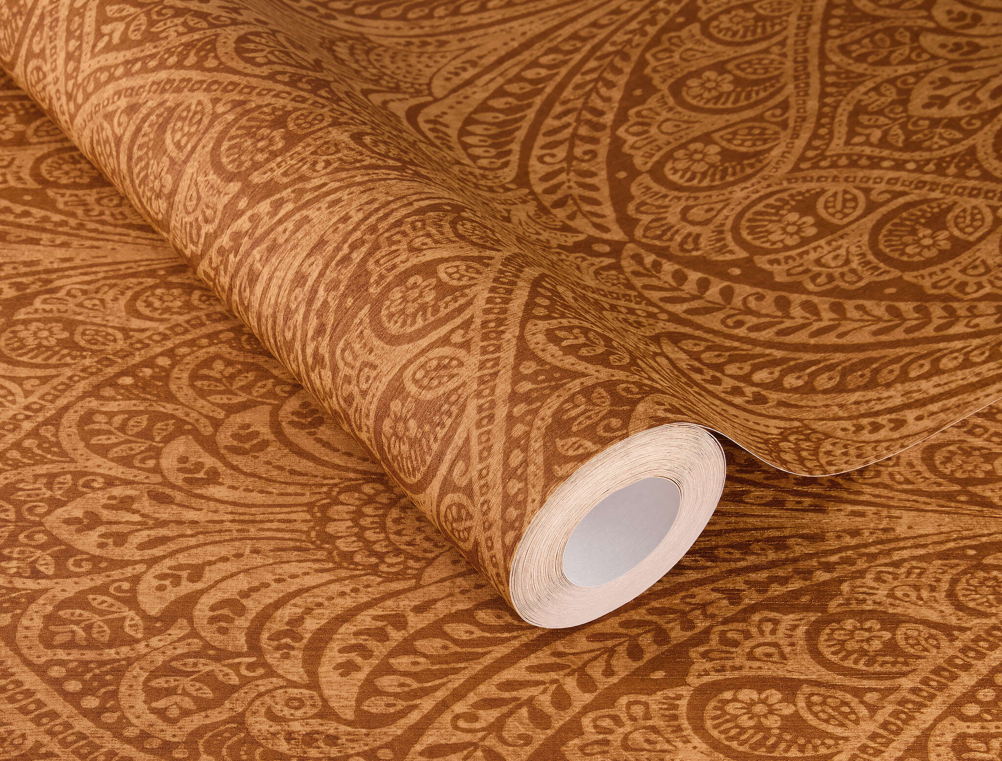 10-746341 Detailaufnahmen 4 Detailbild von Orientalische Tapete mit Ornamenten im Paisly Design