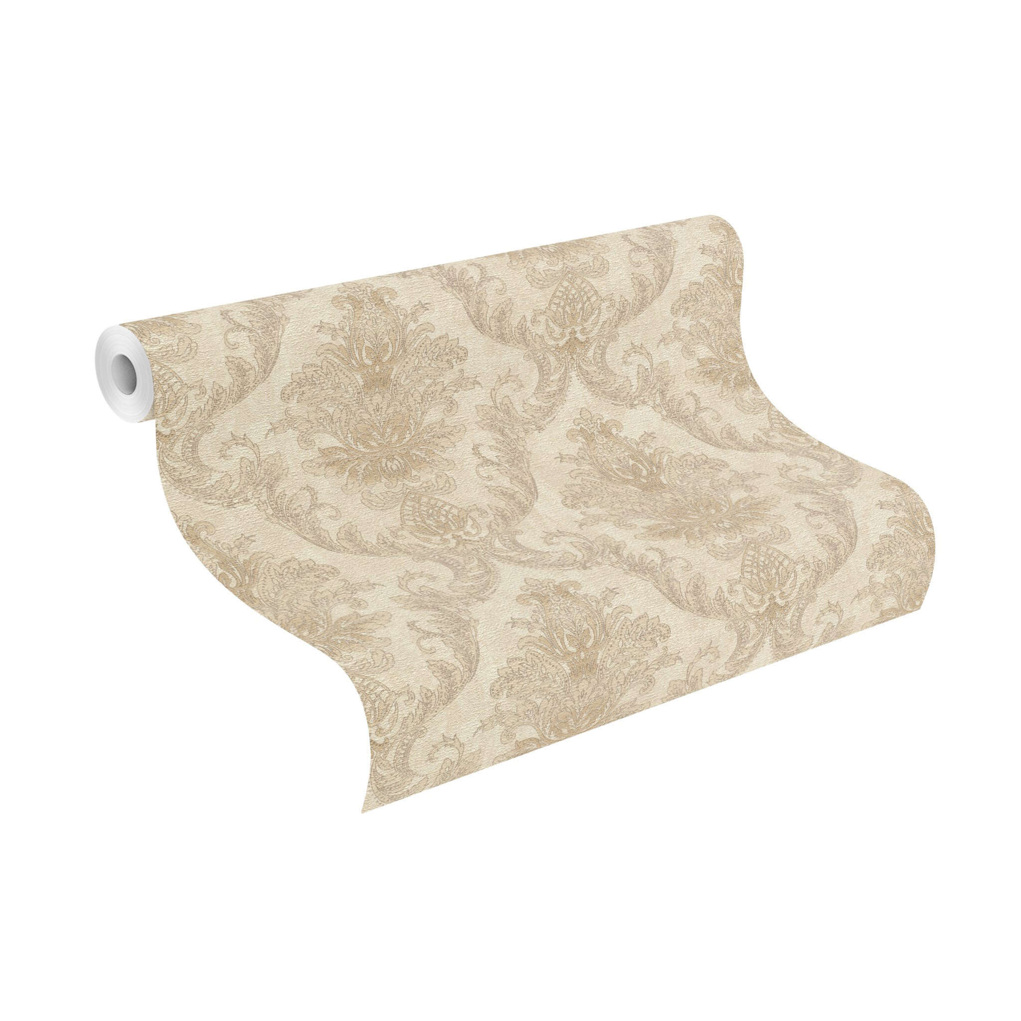 10-816013 Rolle abgerollt 1 Vliestapete Ornamente in Beige 816013
