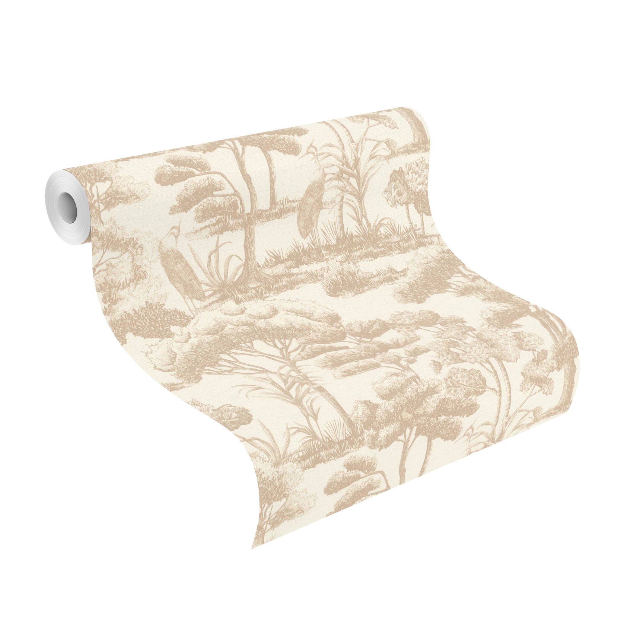 10-794335 Rolle abgerollt 1 Vliestapete in Beige Selection Vinyl/Vlies 794335