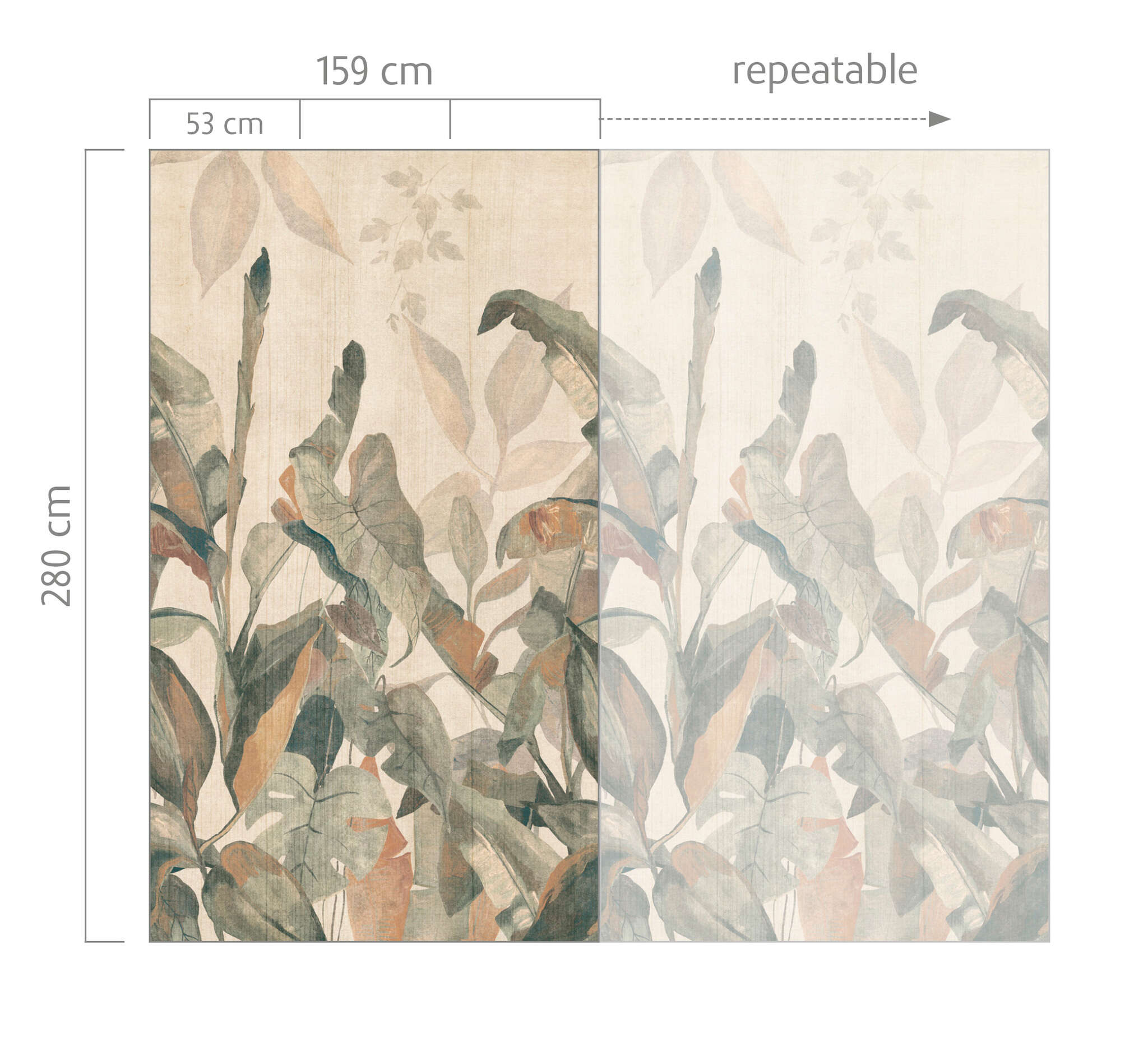 10-360158 Bildauschnitt 1 SCHÖNER WOHNEN-Kollektion Fototapete RUSTIC TROPICS 360158