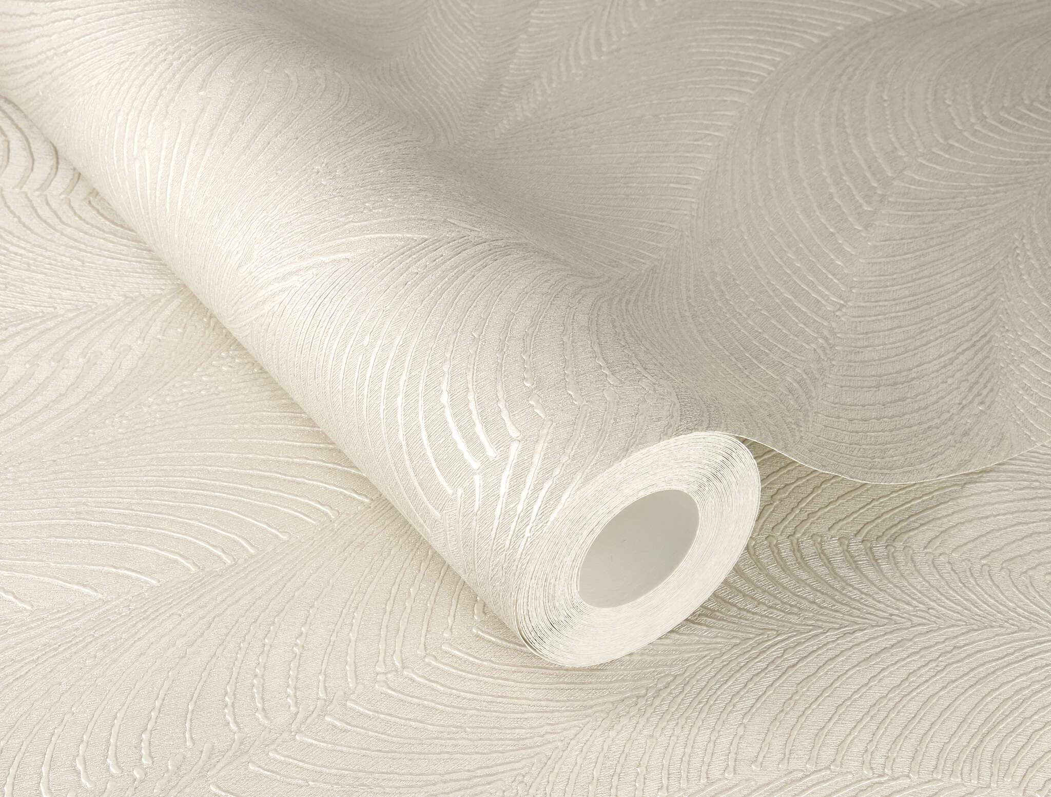 10-659610 Detailaufnahmen 1 Non-woven wallpaper in green-taupe Incanto 659610