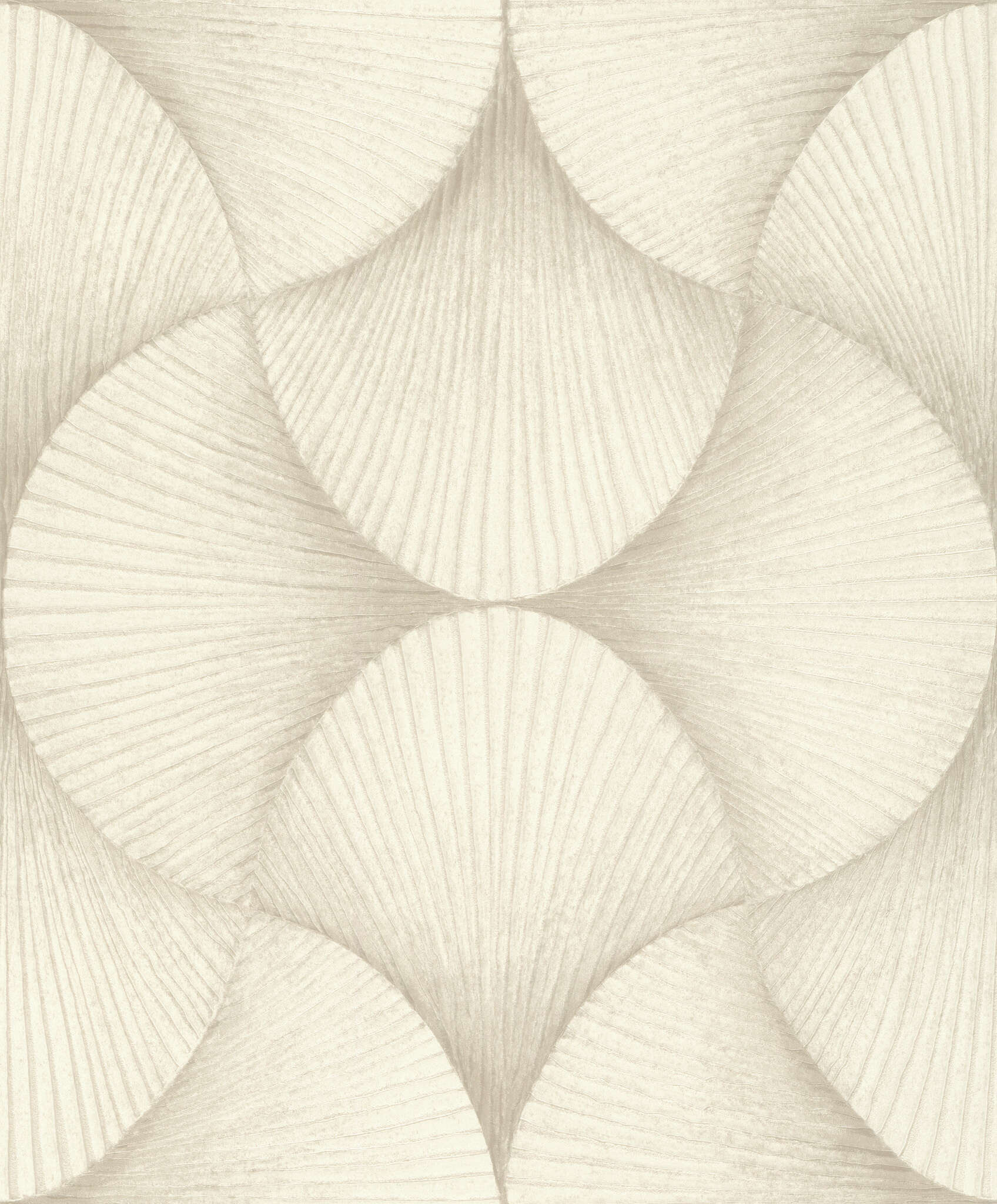 10-608229 Artikelscan 1 Grafische Tapete mit Muscheln und Rillenstruktur