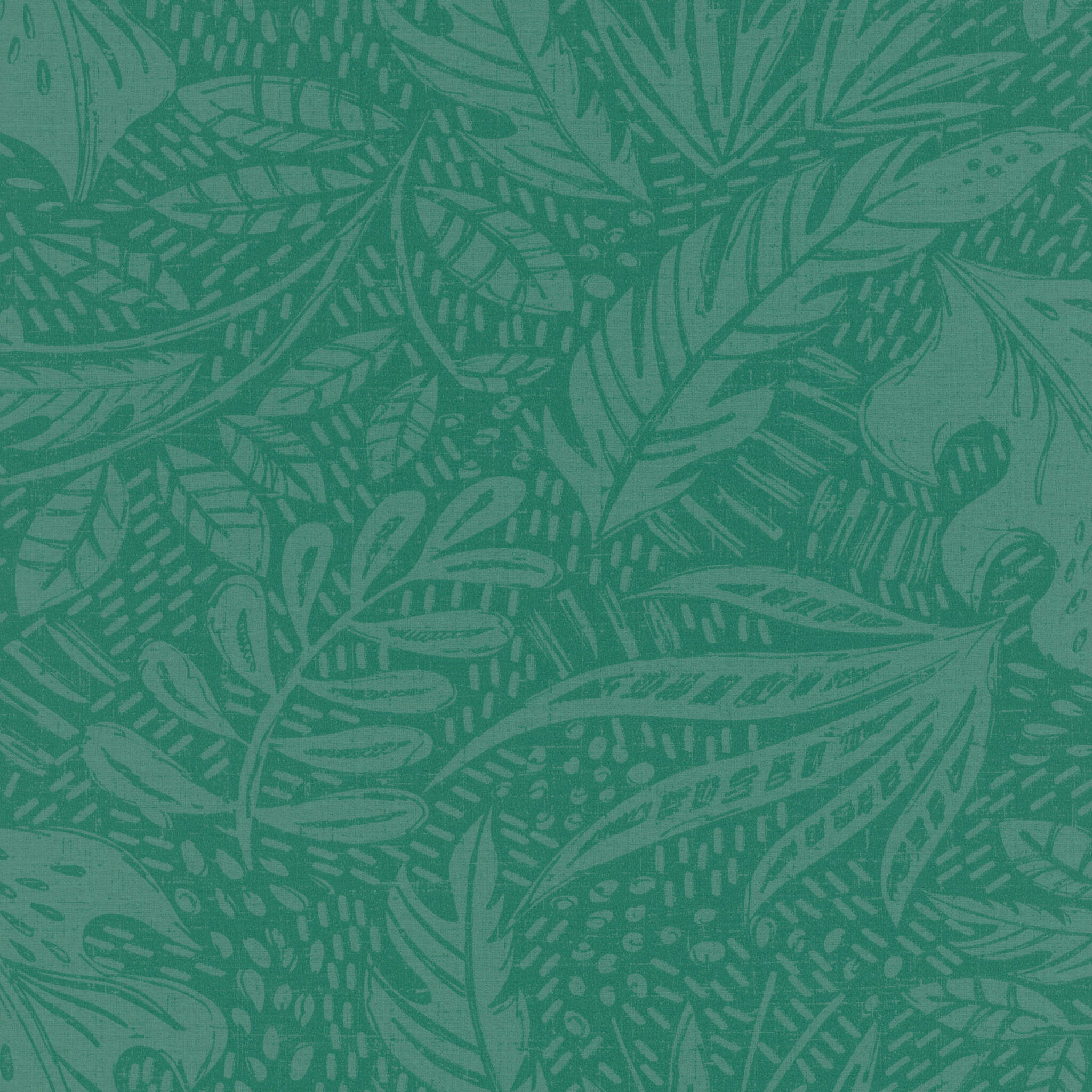 10-553062 Artikelscan 1 Leaves non-woven wallpaper in green 553062