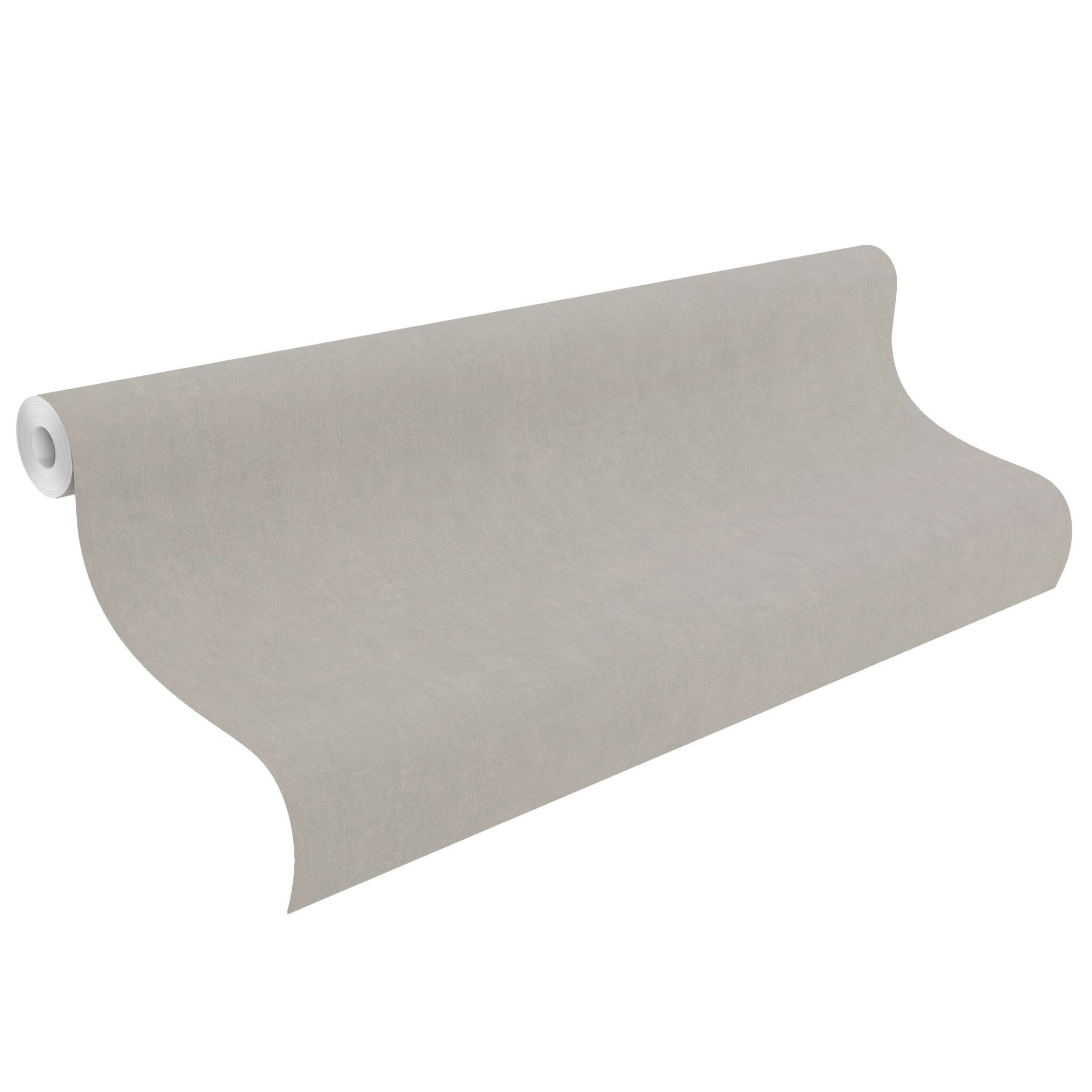 10-990409 Rolle abgerollt 1 Metalloptik Vliestapete in Grau-braun Unitex 990409