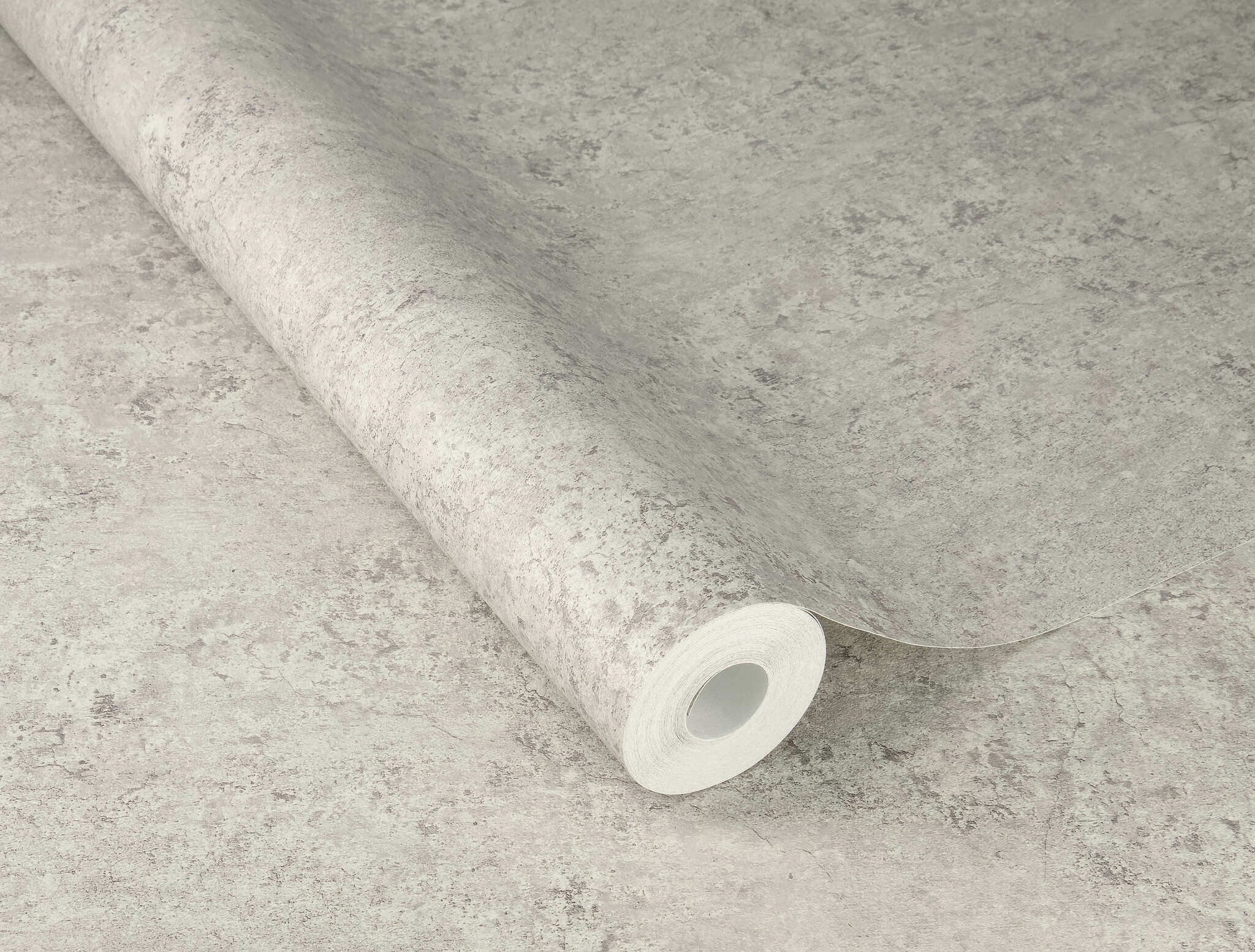 10-498455 Detailaufnahmen 1 Concrete-effect wallpaper in grey Factory VI 498455