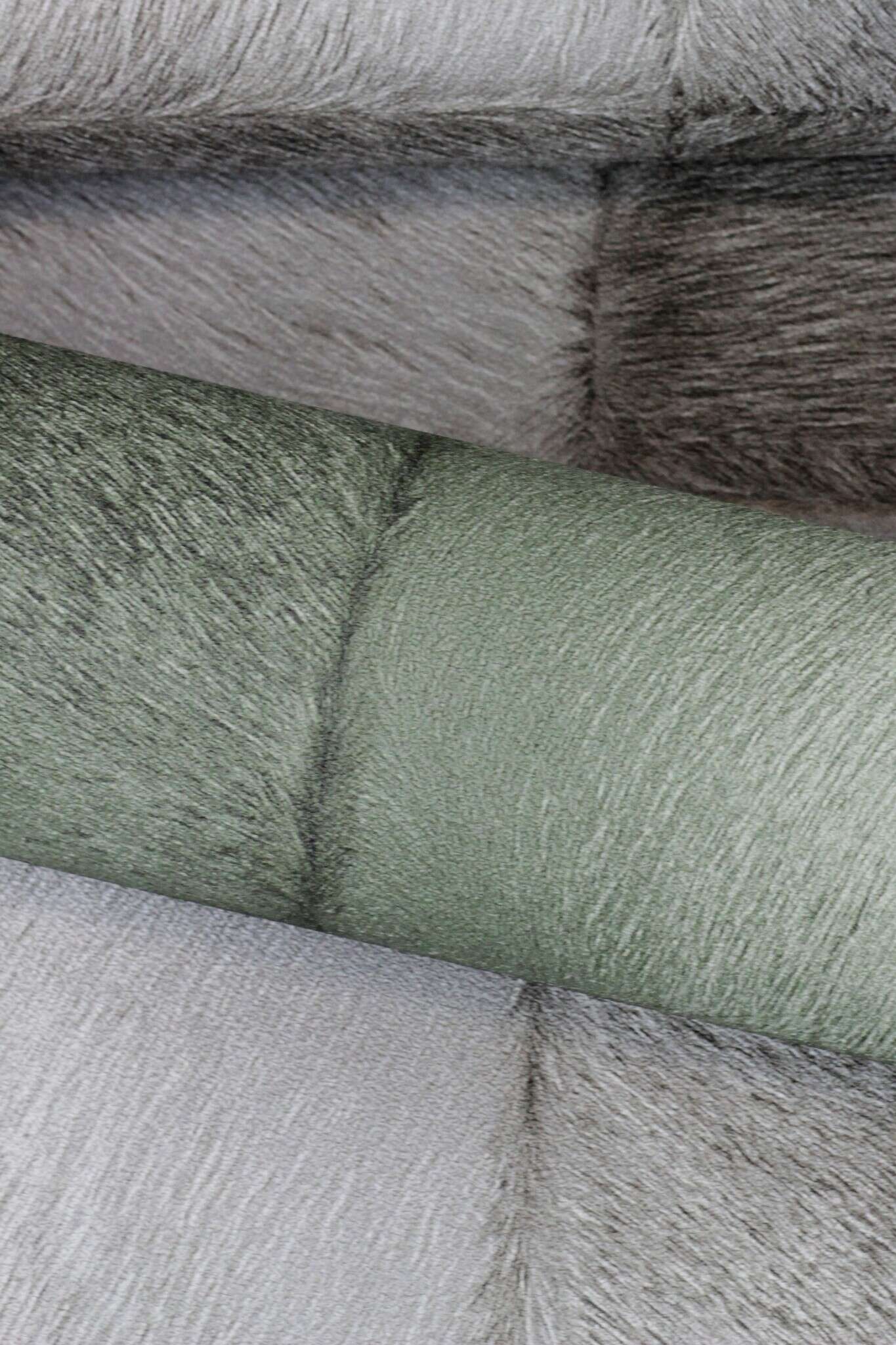 10-419139 Detailaufnahmen 1 Fur-look non-woven wallpaper in brown-taupe Selection 419139
