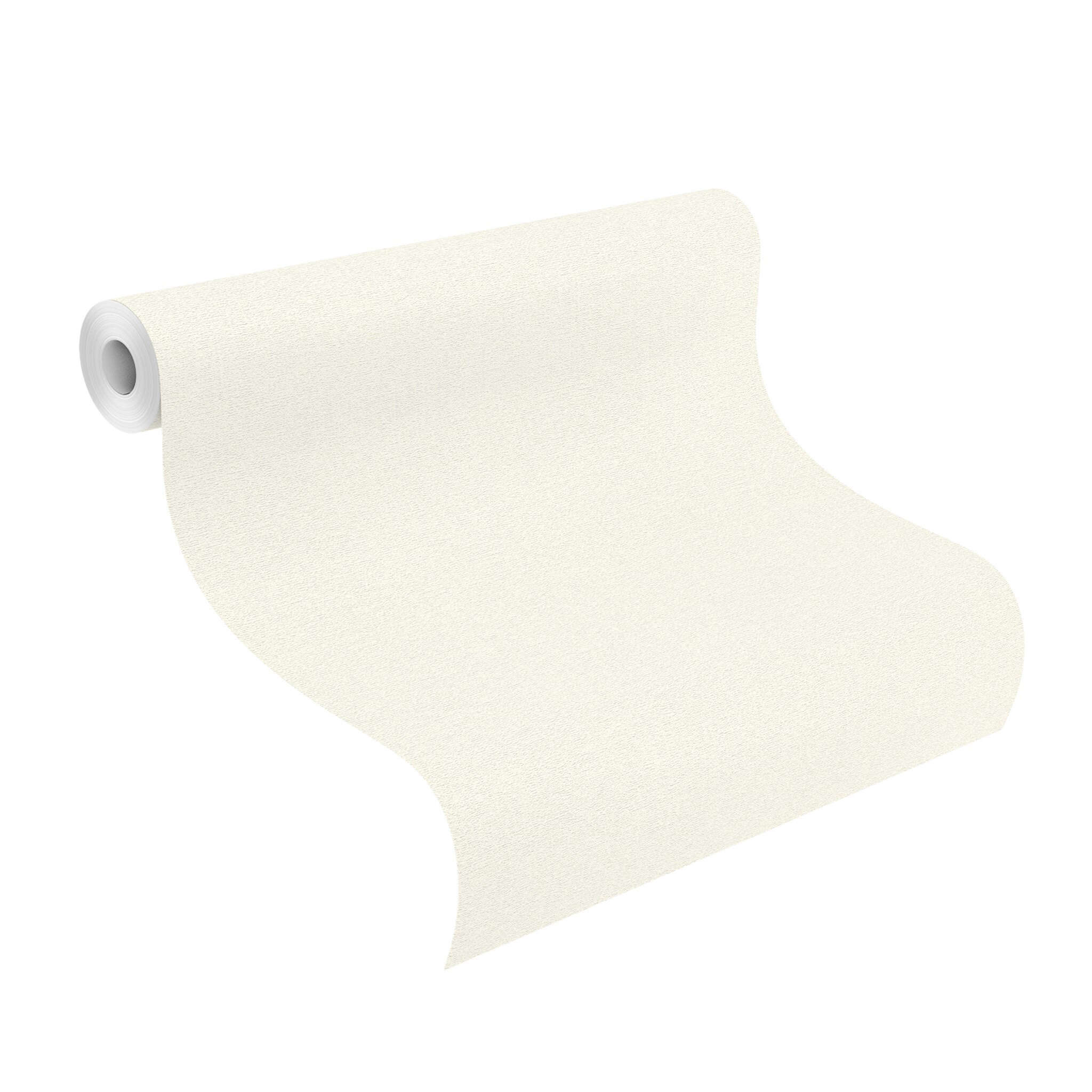 10-350111 Rolle abgerollt 1 Non-woven wallpaper in white Selection Relief/non-woven 350111