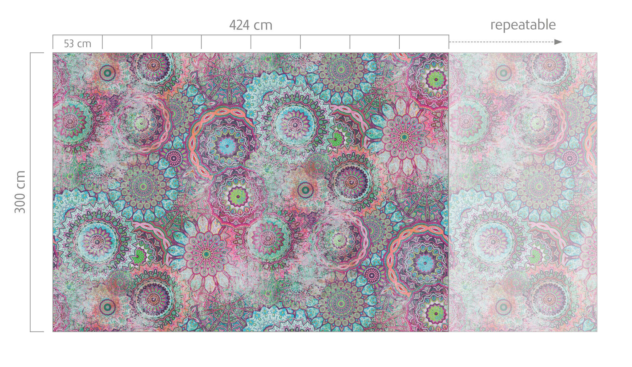 10-362992 Bildauschnitt 1 Fototapete Mandala magicwalls 362992