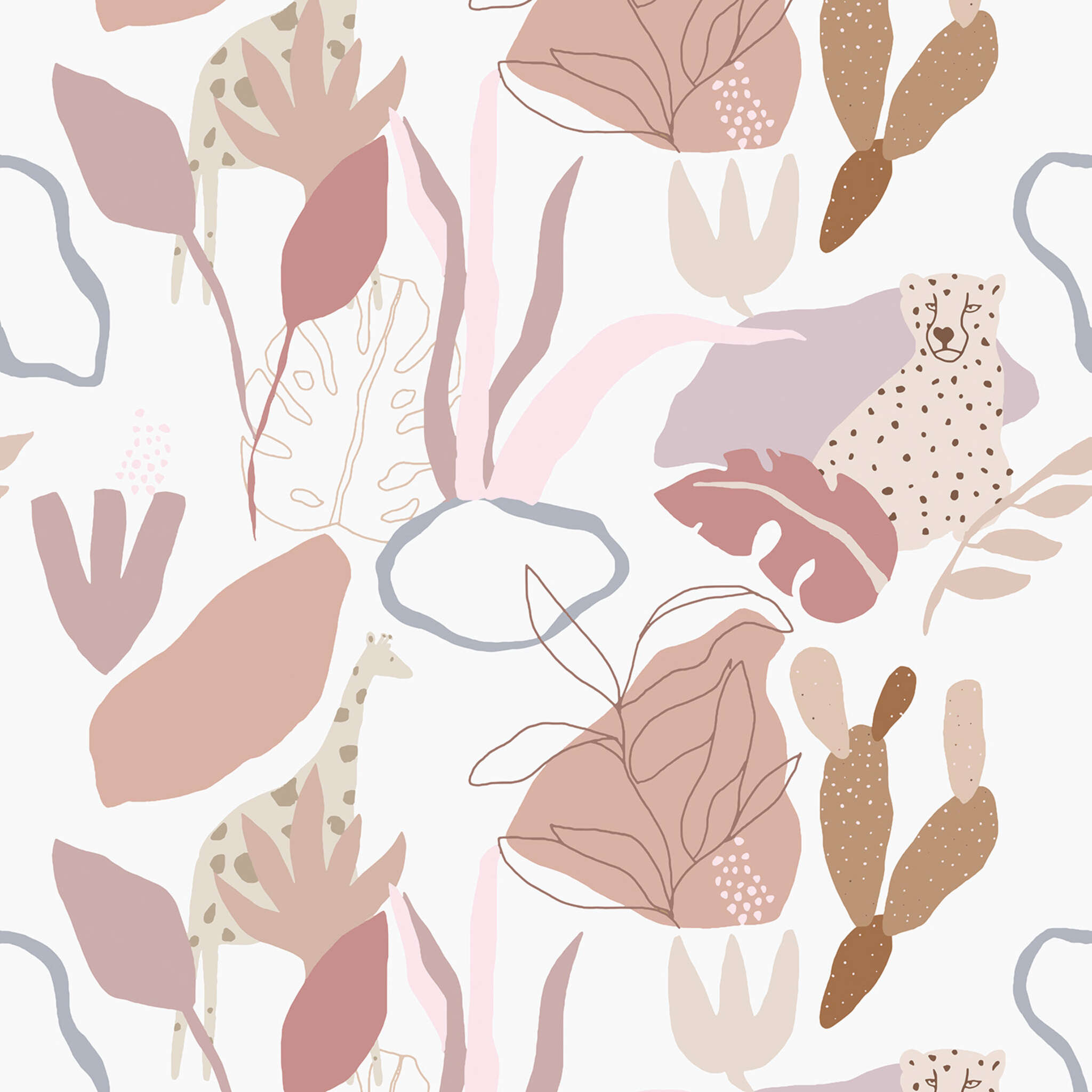 Rosa-Lila-Beige-Creme