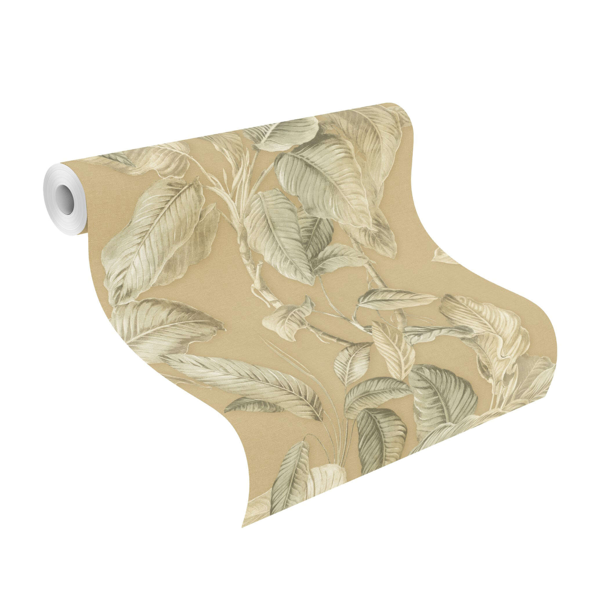 10-571479 Rolle abgerollt 1 Non-woven wallpaper in beige Back To Nature 571479