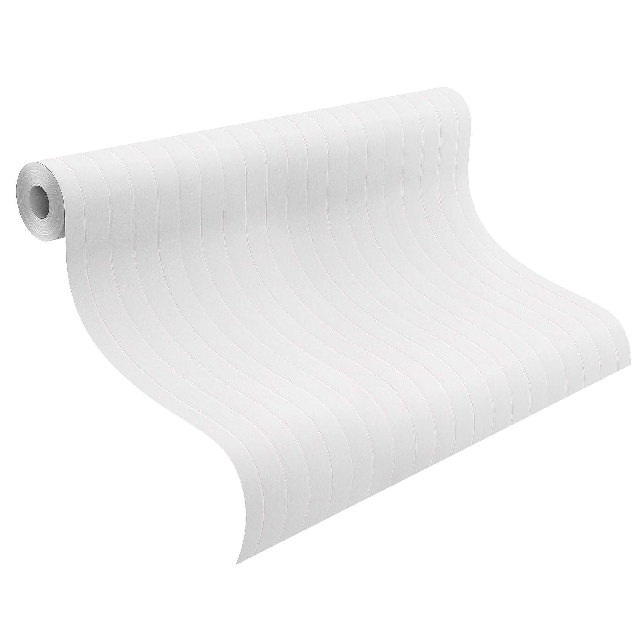 10-325829 Rolle abgerollt 1 Bauhaus wallpaper white paintable 325829