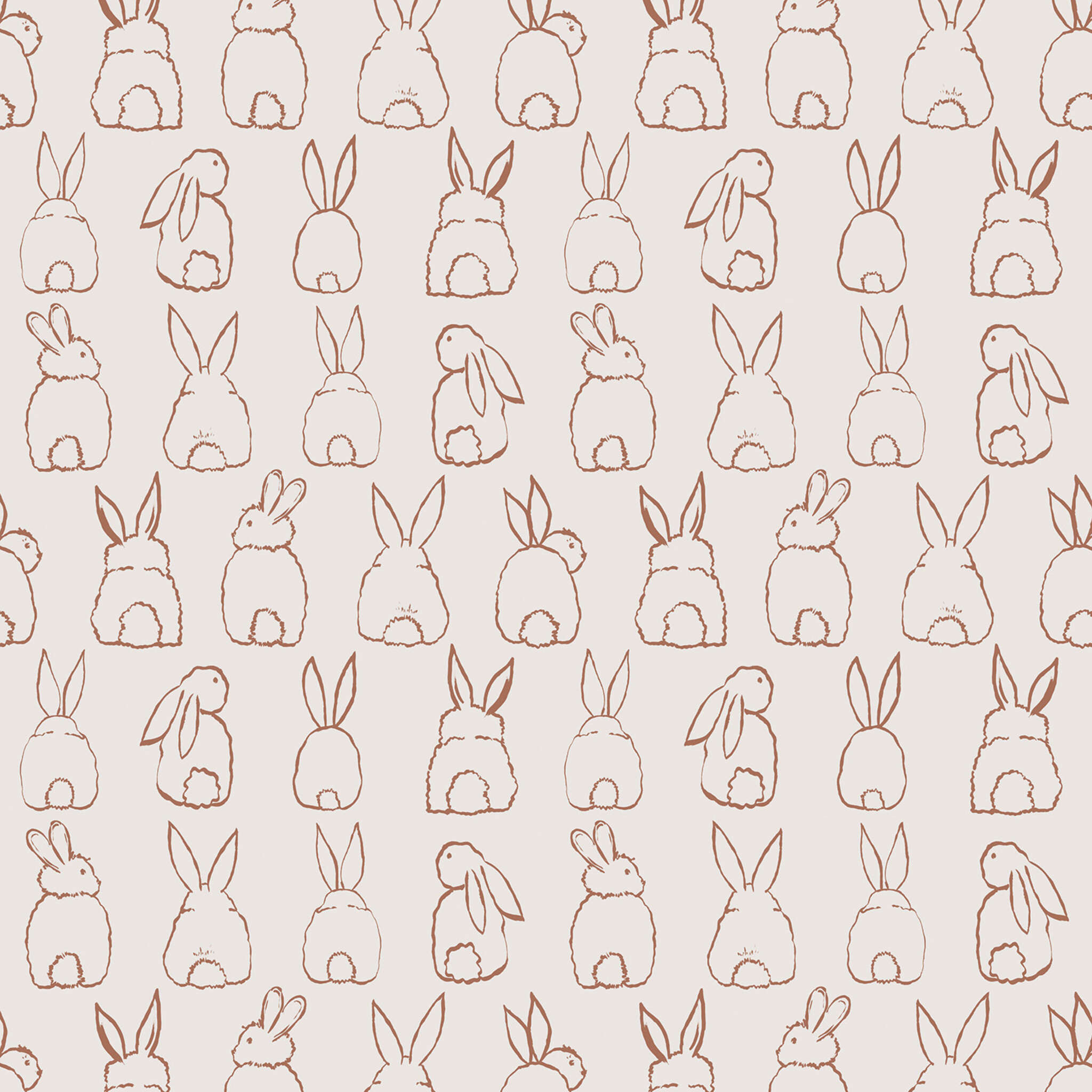 Fototapete Hasen in Beige 300132 Fototapete Bunnies in Beige | Roomblush - RB305