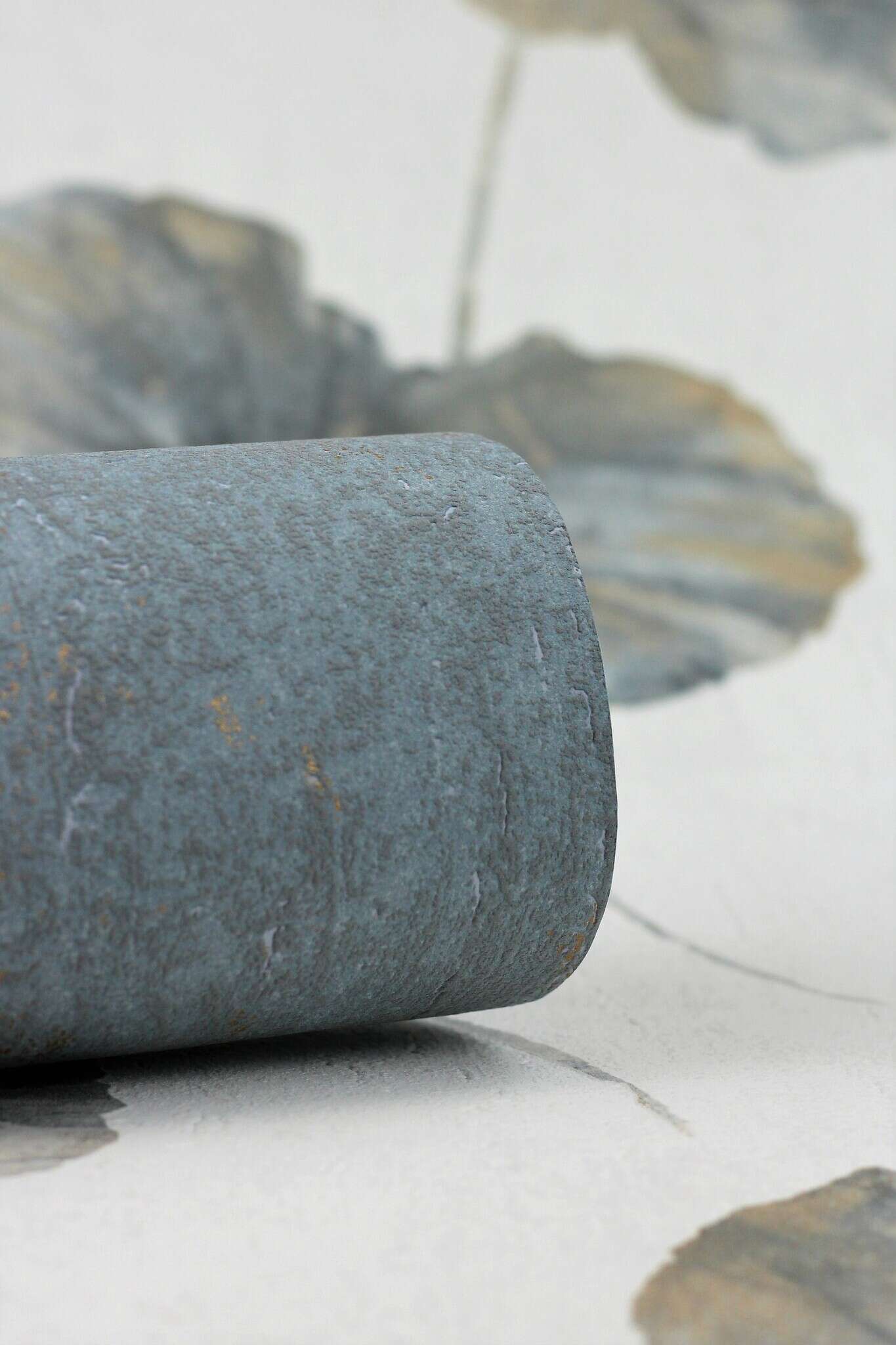 10-458220 Detailaufnahmen 4 Nénuphars papier peint intissé bleu-bleu-gris Selection 458220