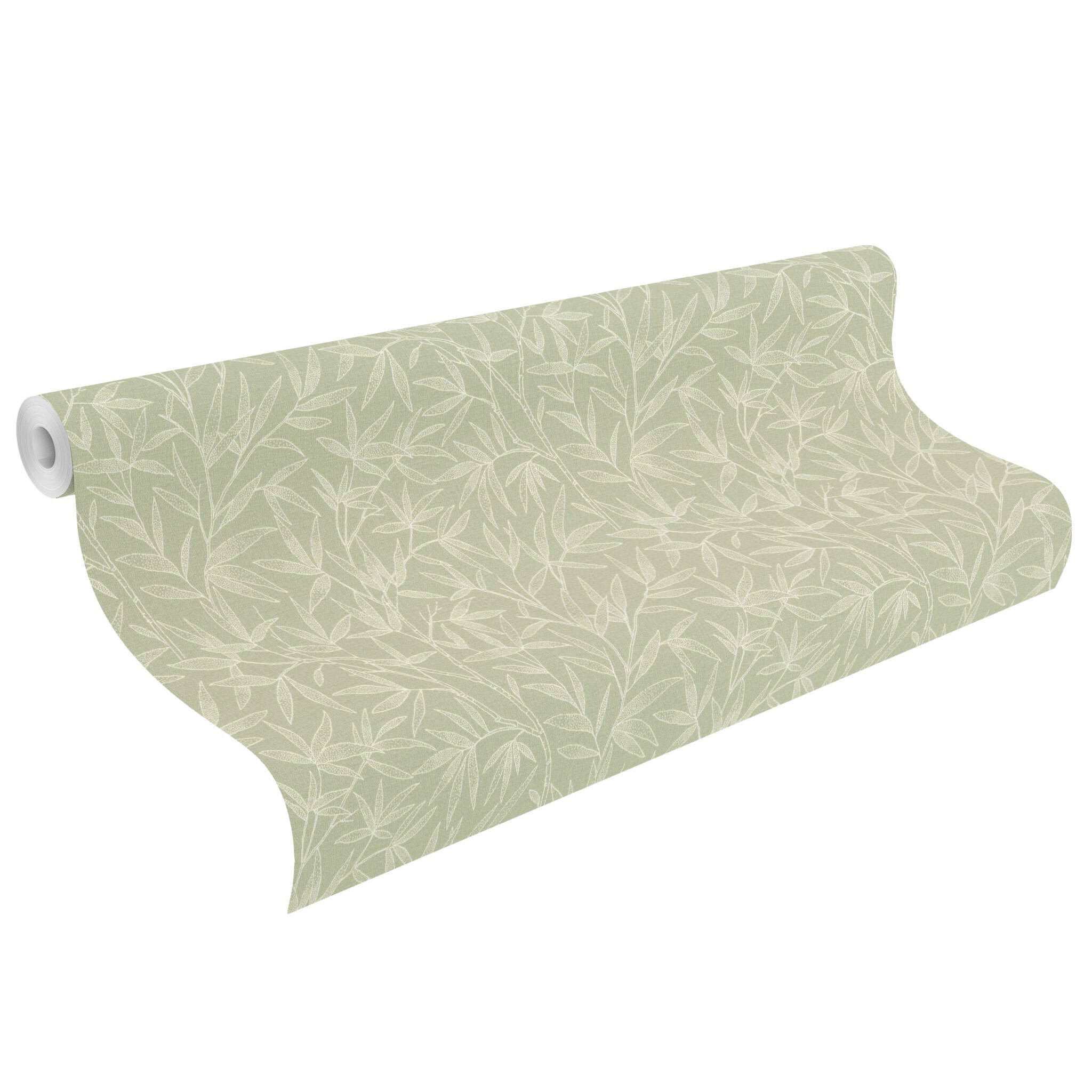 10-983166 Rolle abgerollt 1 Non-woven wallpaper in green-petrol Novella XL 983166