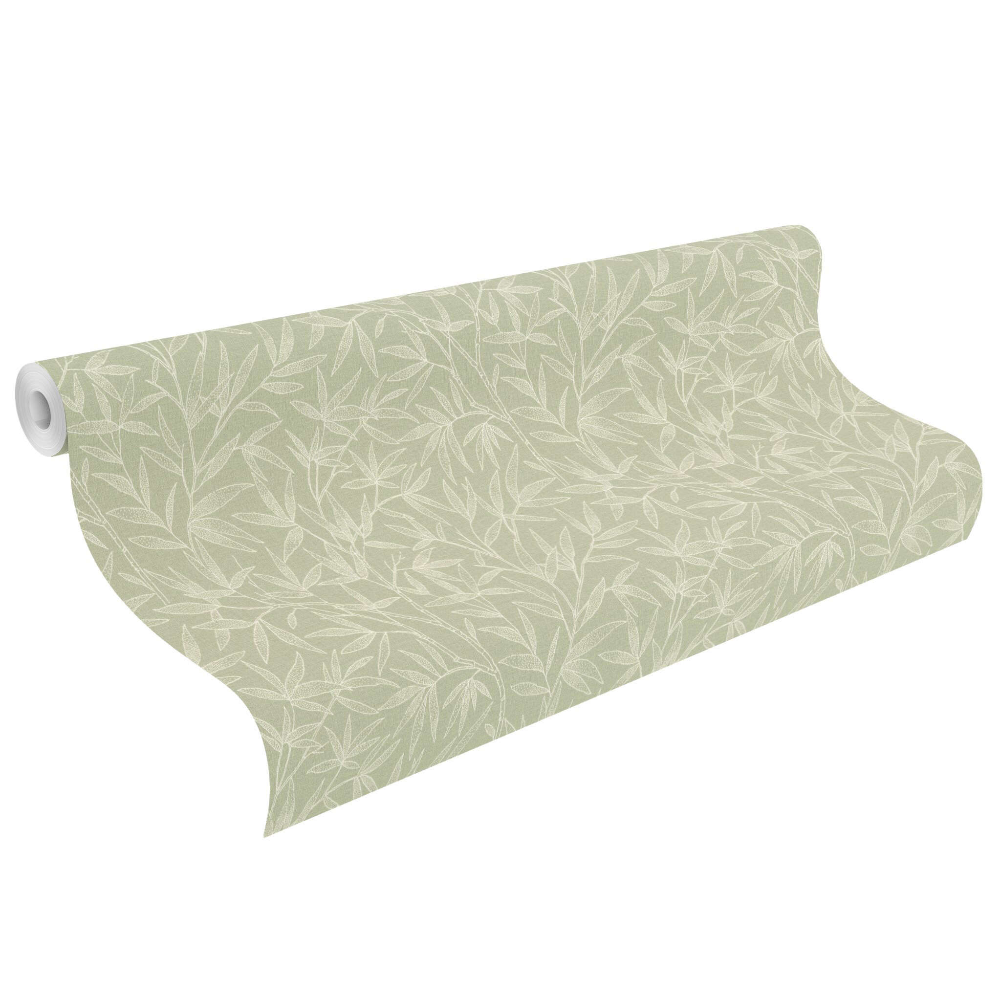 10-983166 Rolle abgerollt 1 Non-woven wallpaper in green-petrol Novella XL 983166