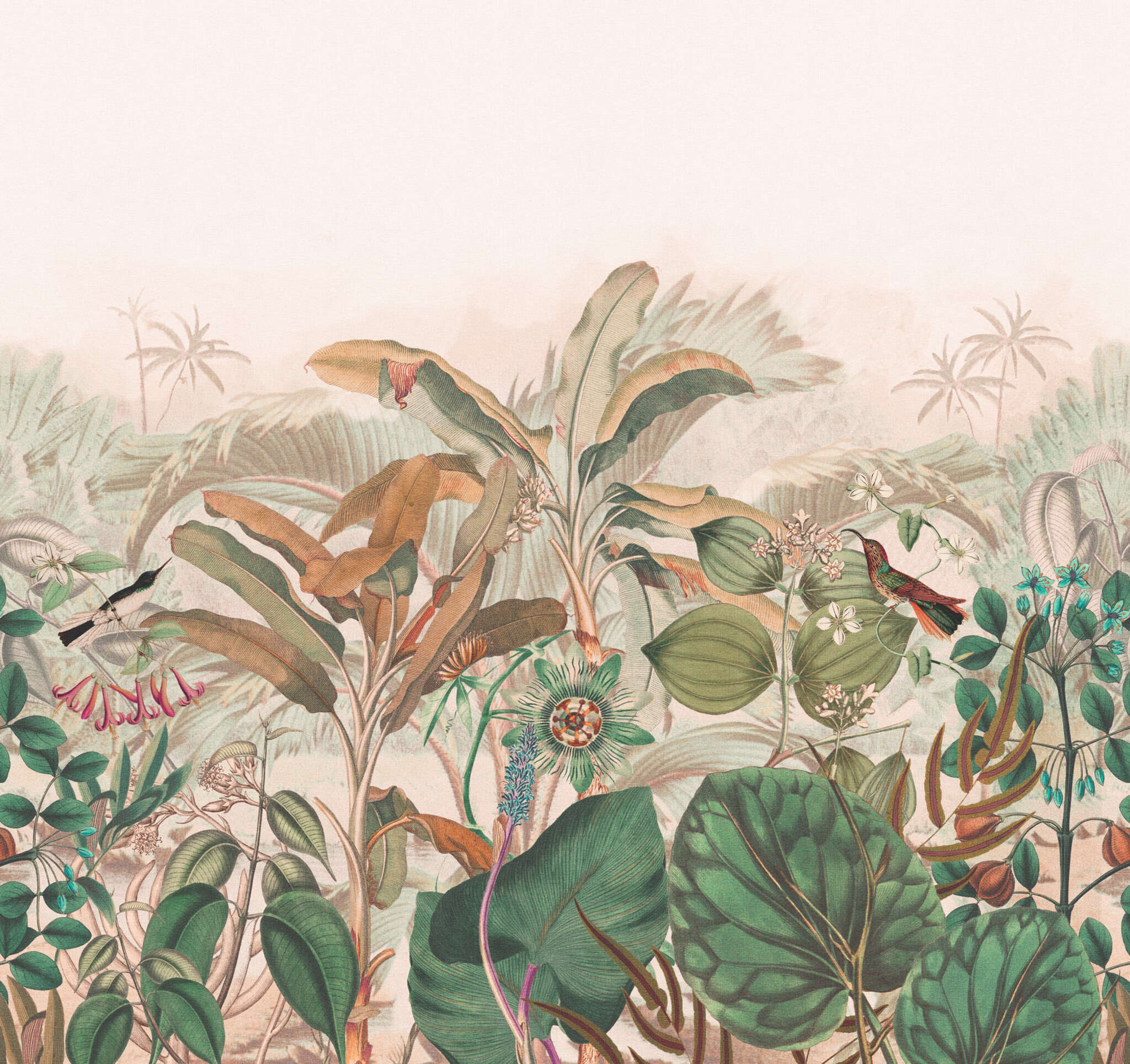 10-543667 Artikelscan 1 Papier peint panoramique plantes tropicales en beige Curiosity 543667