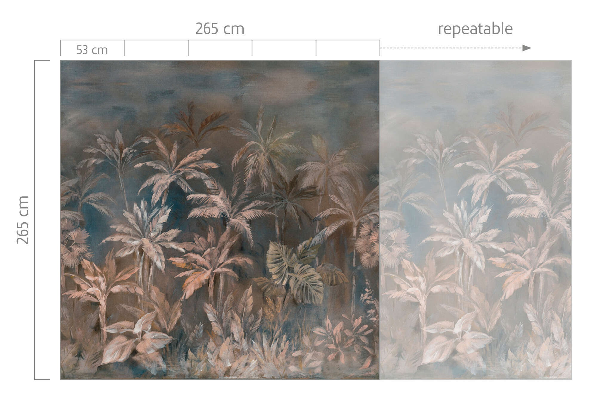 10-364385 Bildauschnitt 1 magicwalls photo wallpaper palm trees 364385