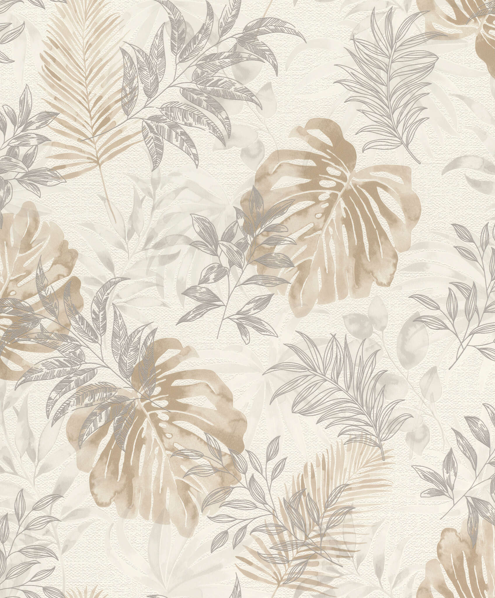 Weiß-Beige-Grau