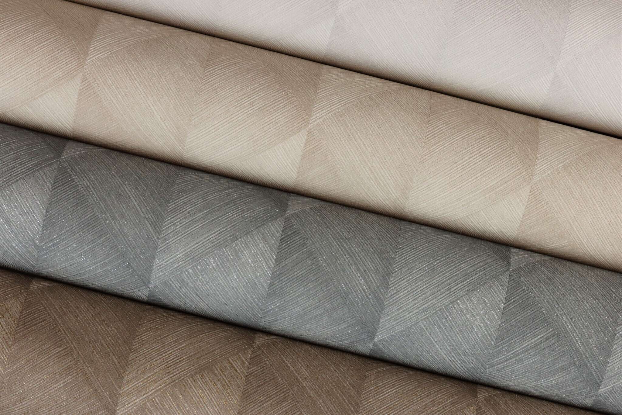 10-687903 Detailaufnahmen 8 Graphic non-woven wallpaper in gray-silver gray Selection 687903