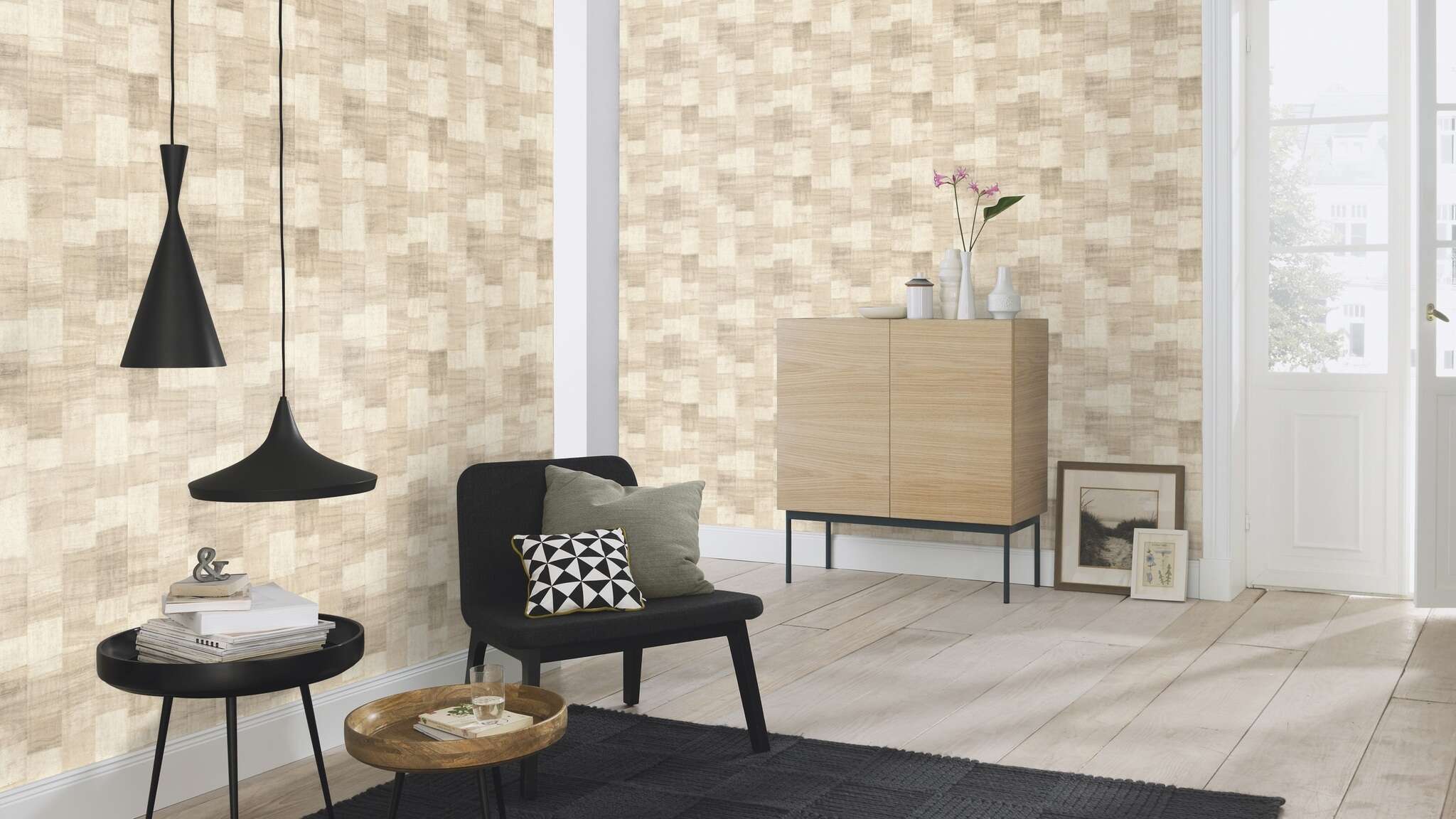 10-570953 Raumsituationen 2 Papier peint intissé beige Back To Nature 570953