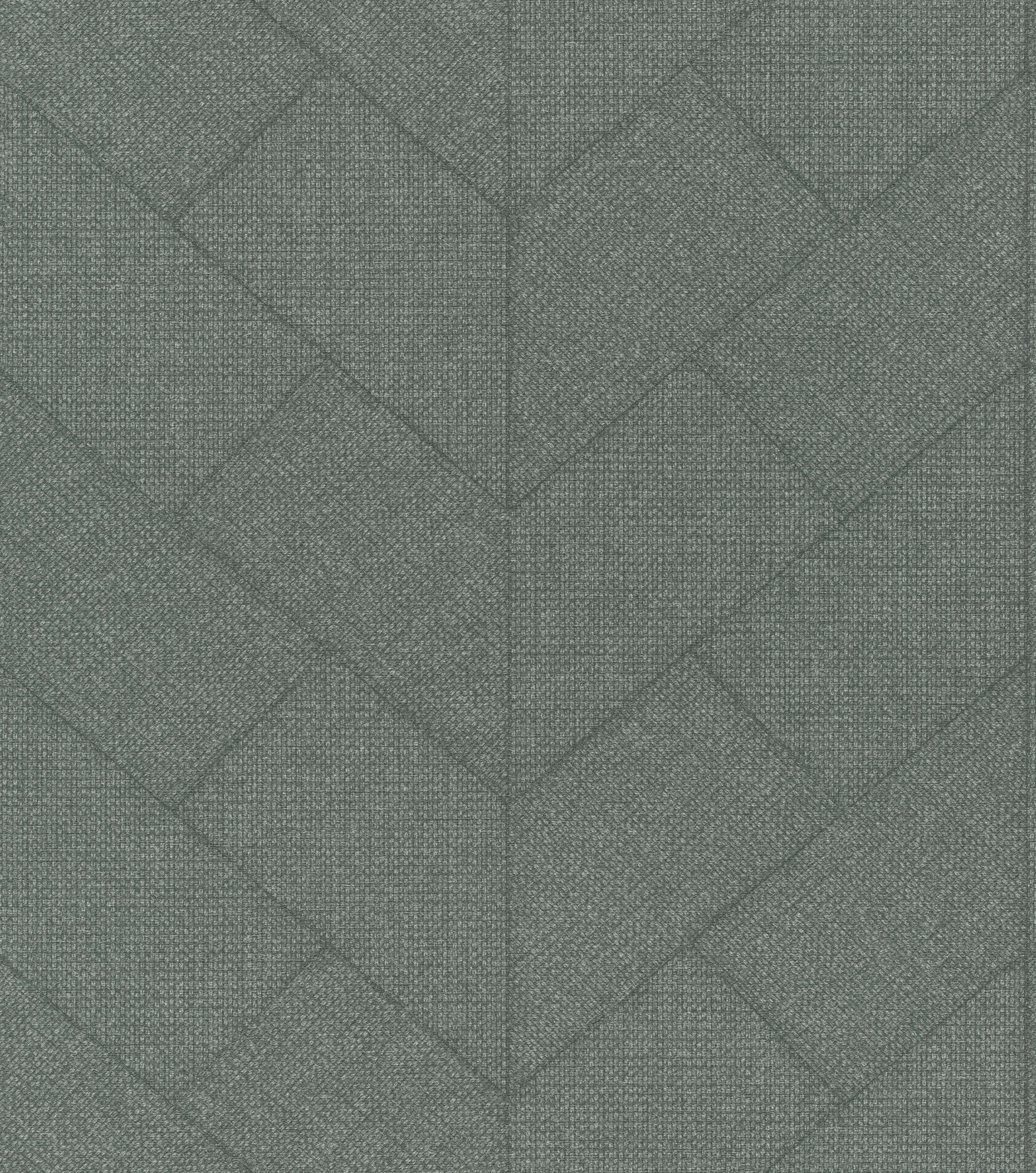 10-613766 Artikelscan 1 Vliestapete geometrisch in Grün - Atelier Tissé Weston 613766