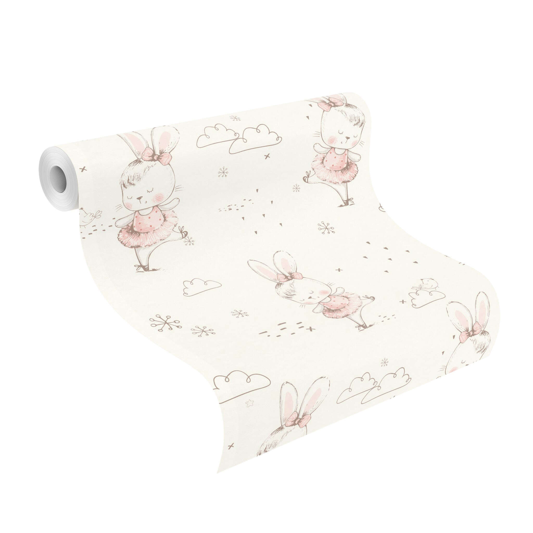 10-301656 Rolle abgerollt 1 Papier peint intissé rose Kids World II 301656