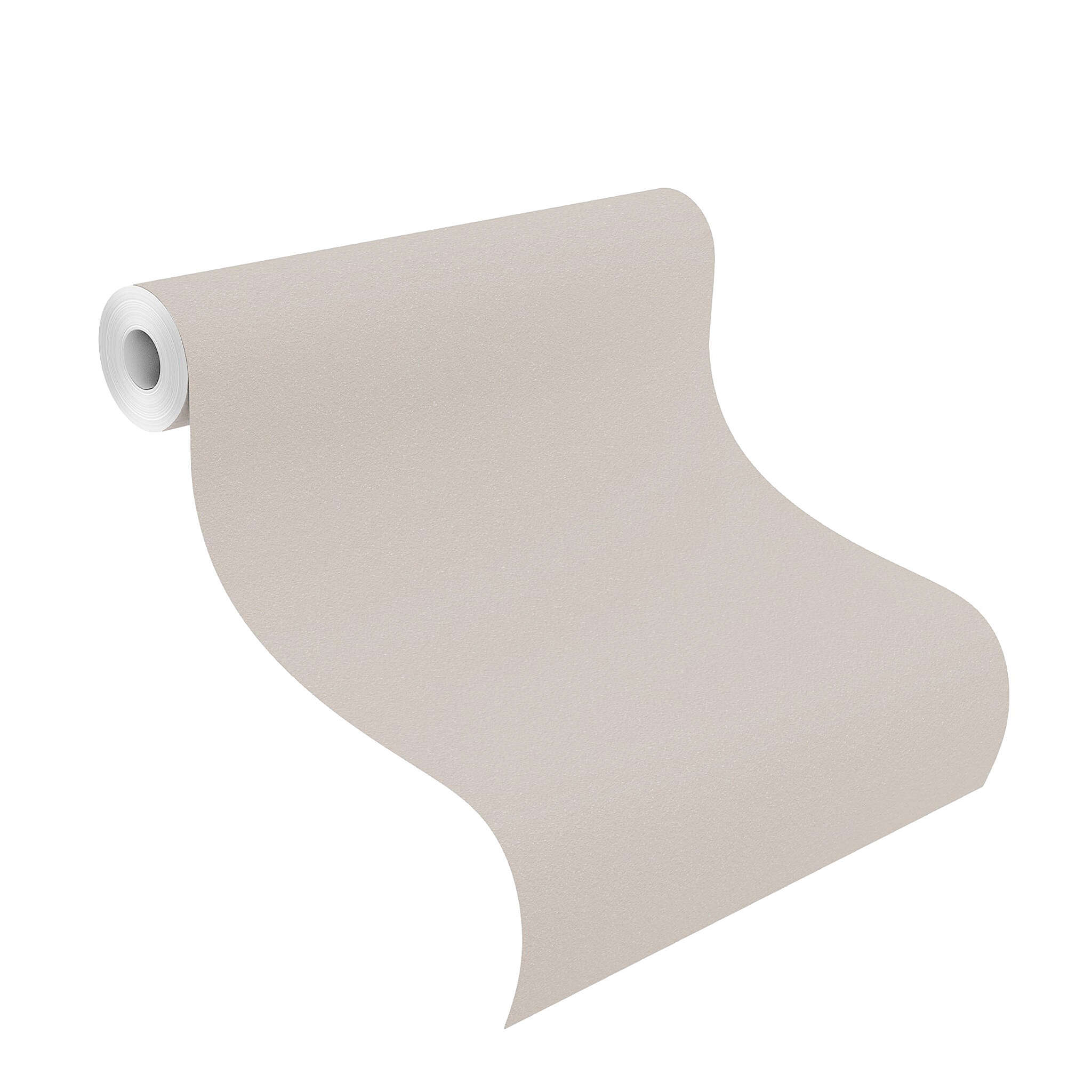 10-523188 Rolle abgerollt 1 Rollenabbildung mit einfarbige Tapete mit Velour-Haptik
