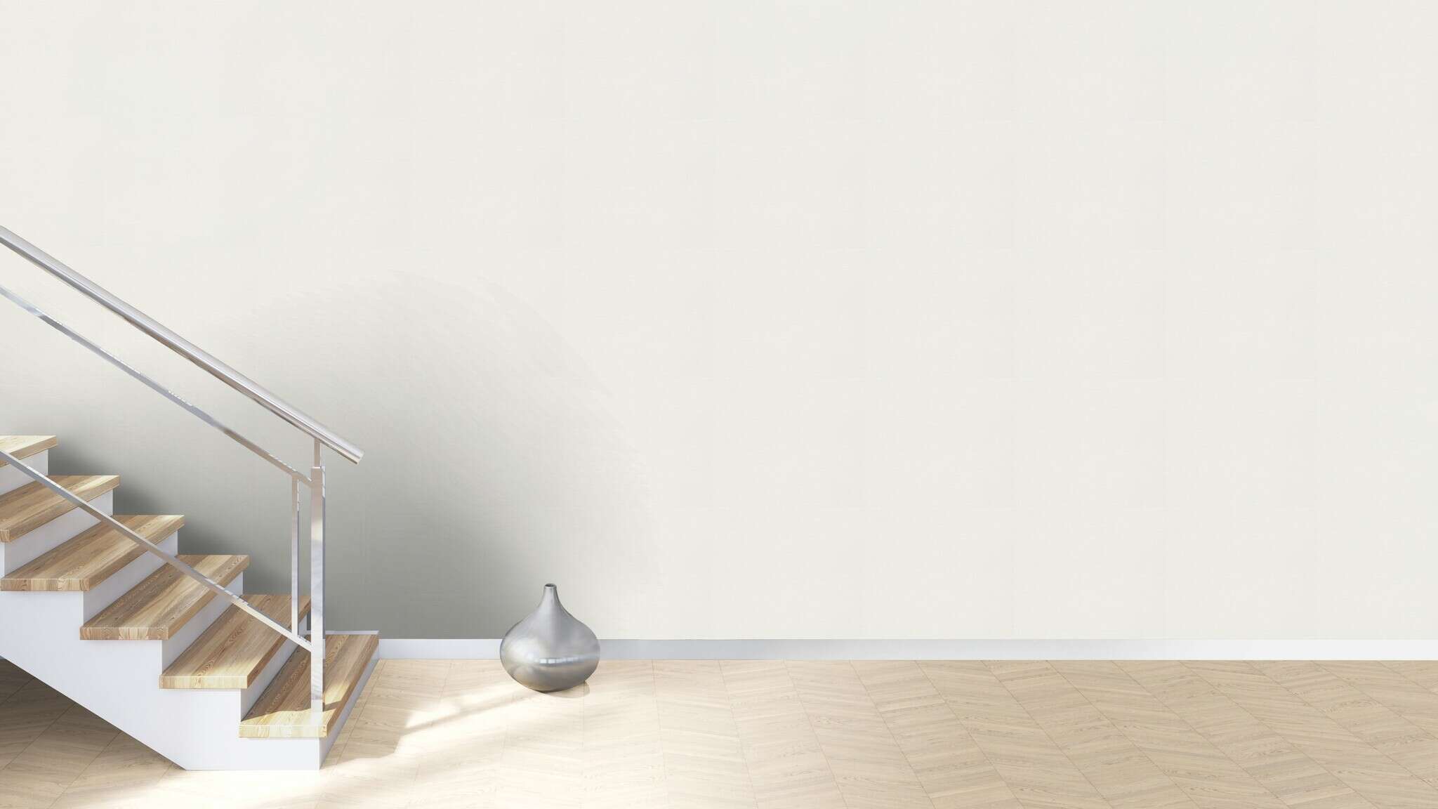 10-326000 Raumsituationen 2 Bauhaus wallpaper white paintable 326000