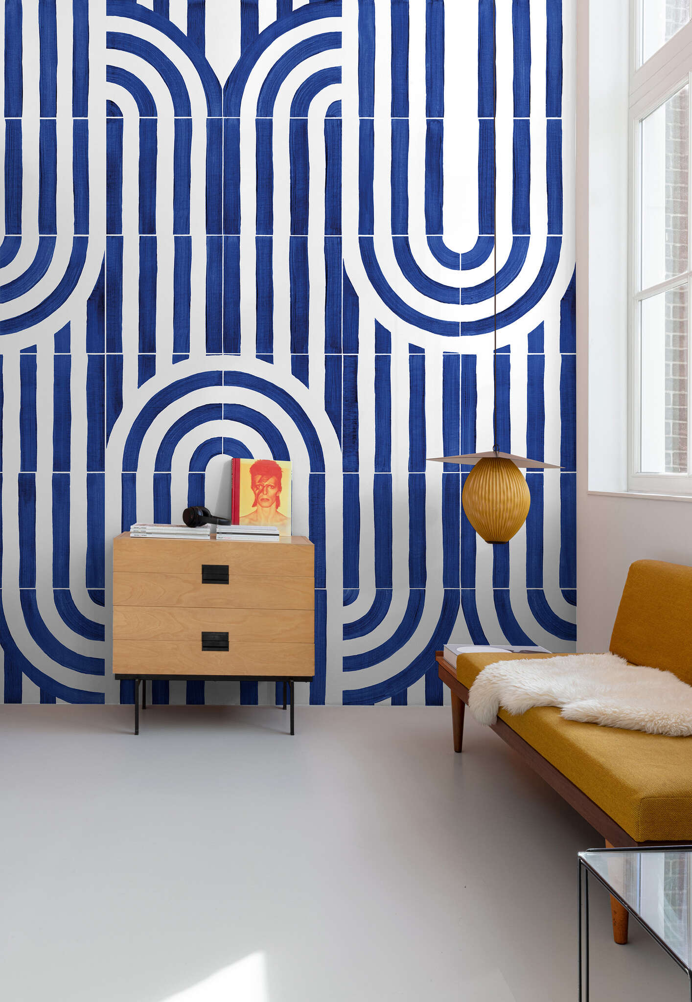 10-300162 Raumsituationen 2 Wall mural Palazzo in Blue | Roomblush - RB464