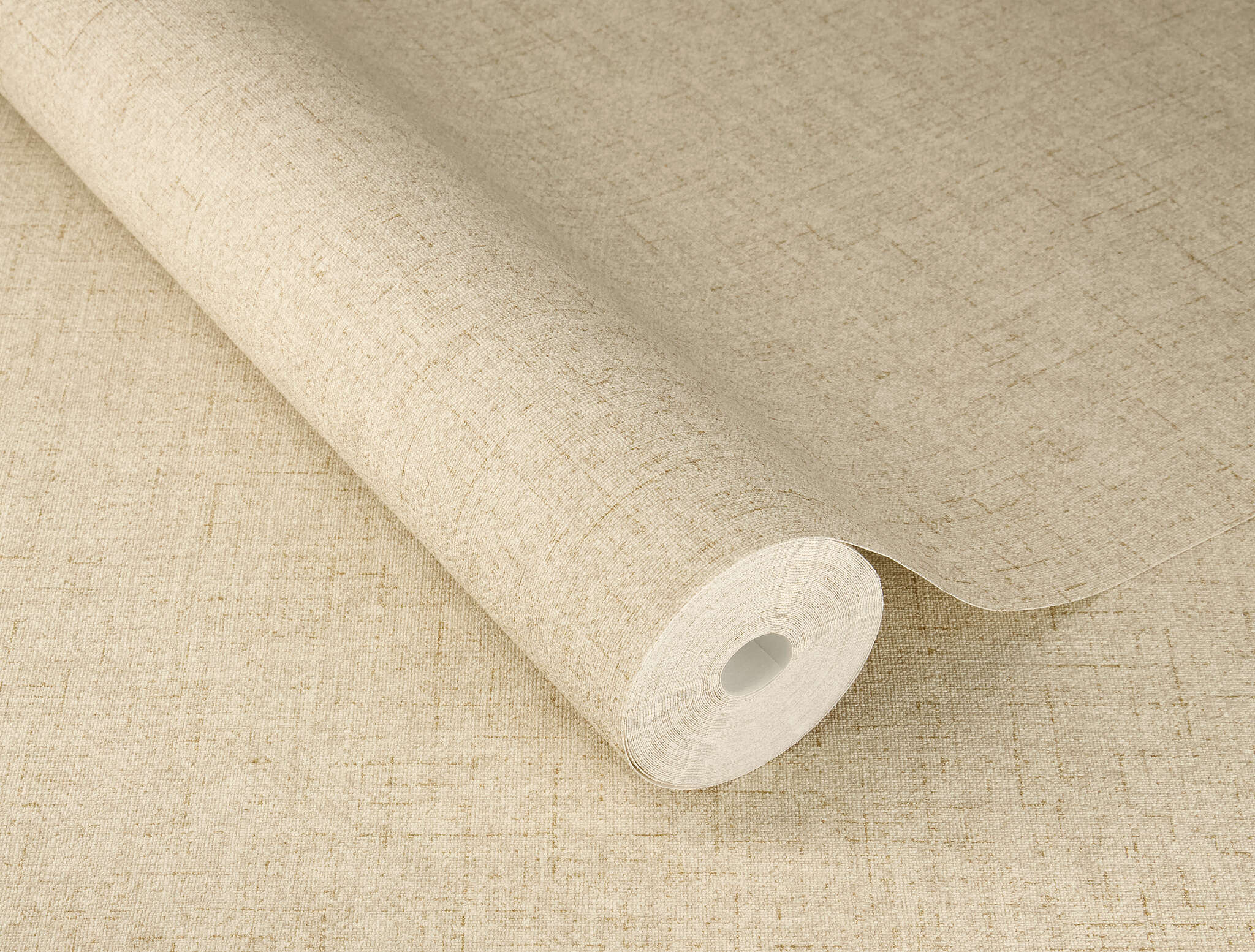 10-435689 Detailaufnahmen 1 Non-woven wallpaper with a textile look in beige - Noble Zen Nuno 435689