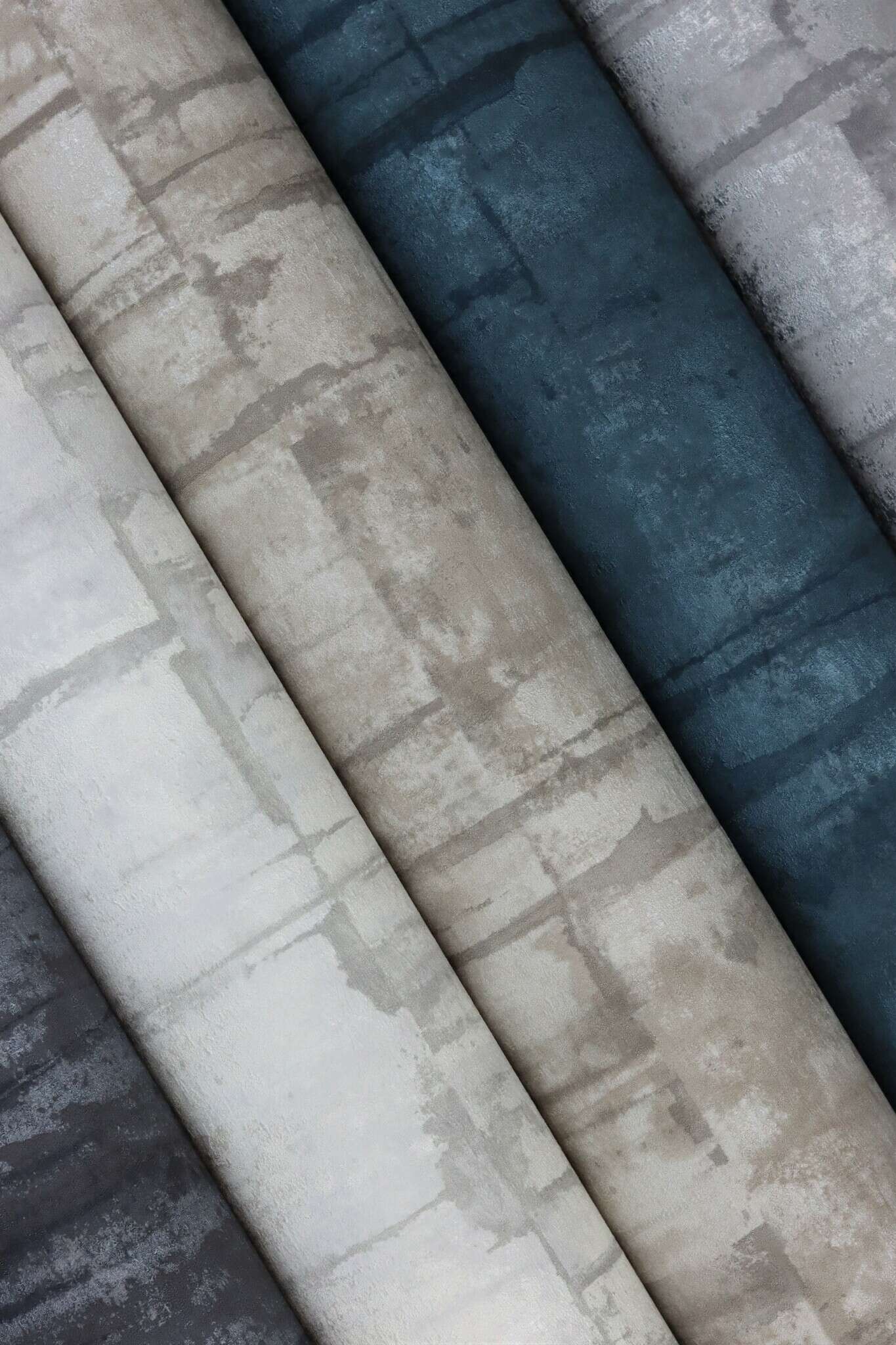 10-560336 Detailaufnahmen 2 Non-woven wallpaper in blue-petrol Selection 560336