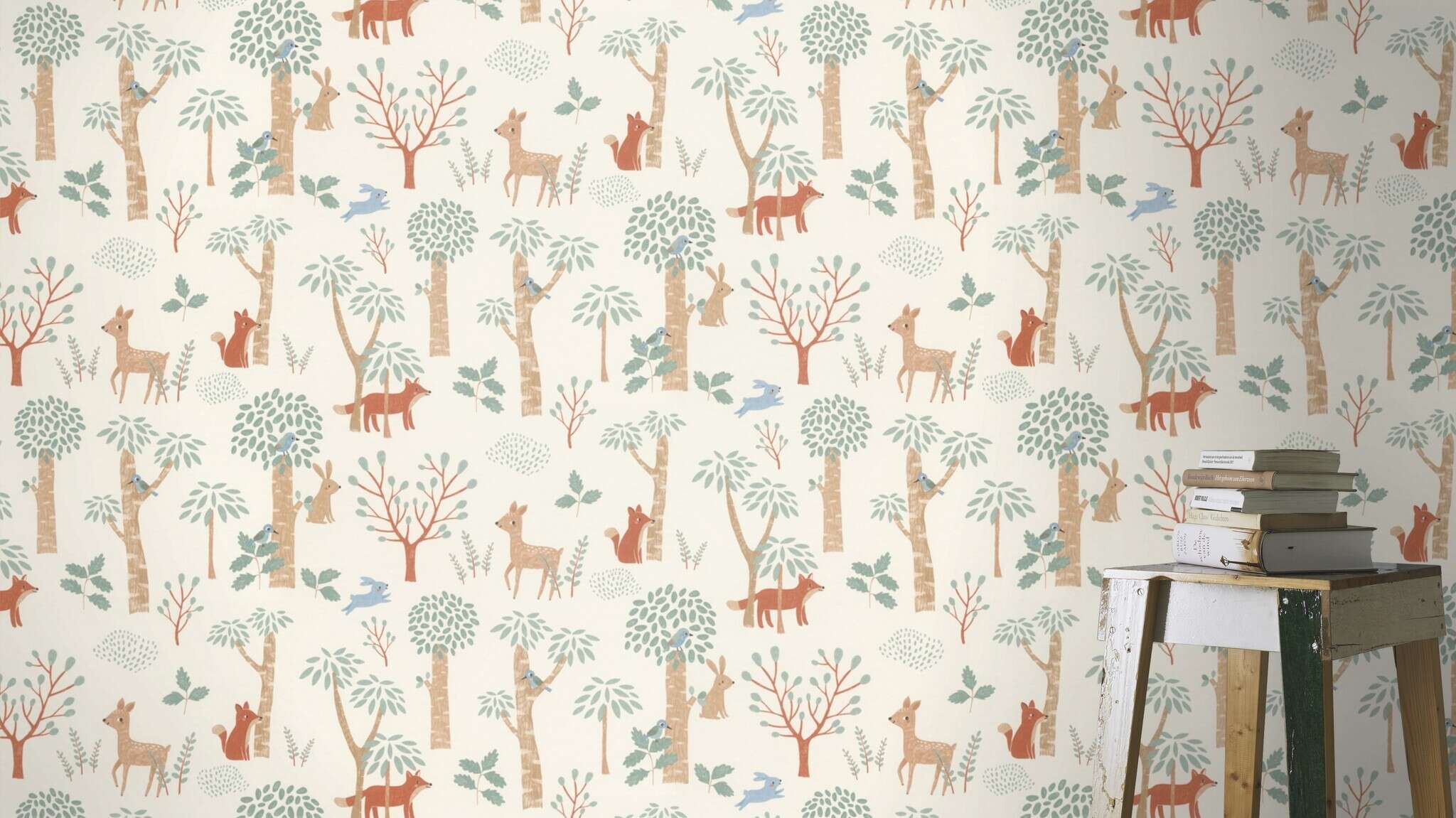 10-302813 Raumsituationen 1 Vliestapete in Beige Kids World II 302813