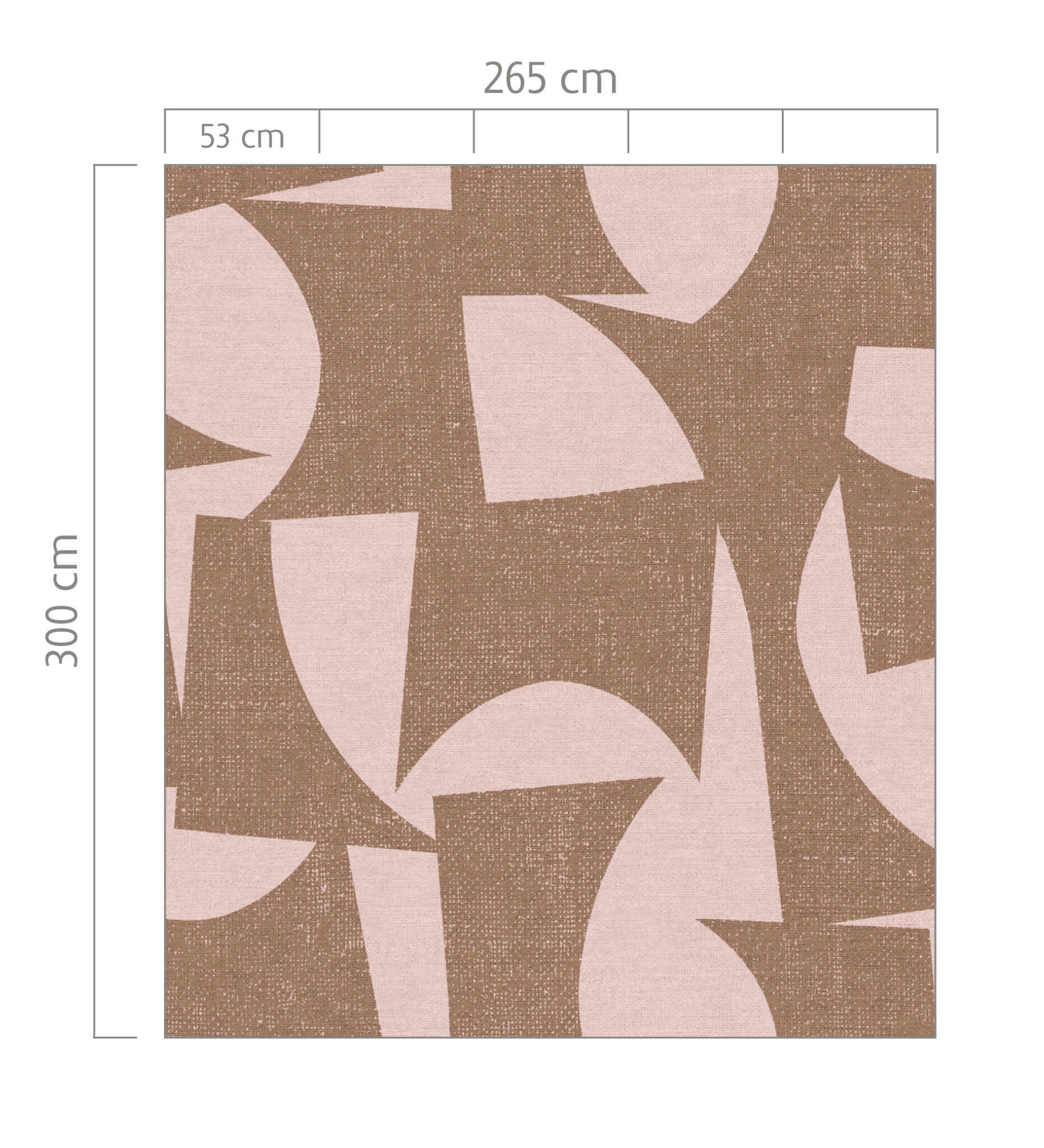 10-366723 Bildauschnitt 1 SCHÖNER WOHNEN collection mural ABSTRACT photo wallpaper in pink and brown 366723