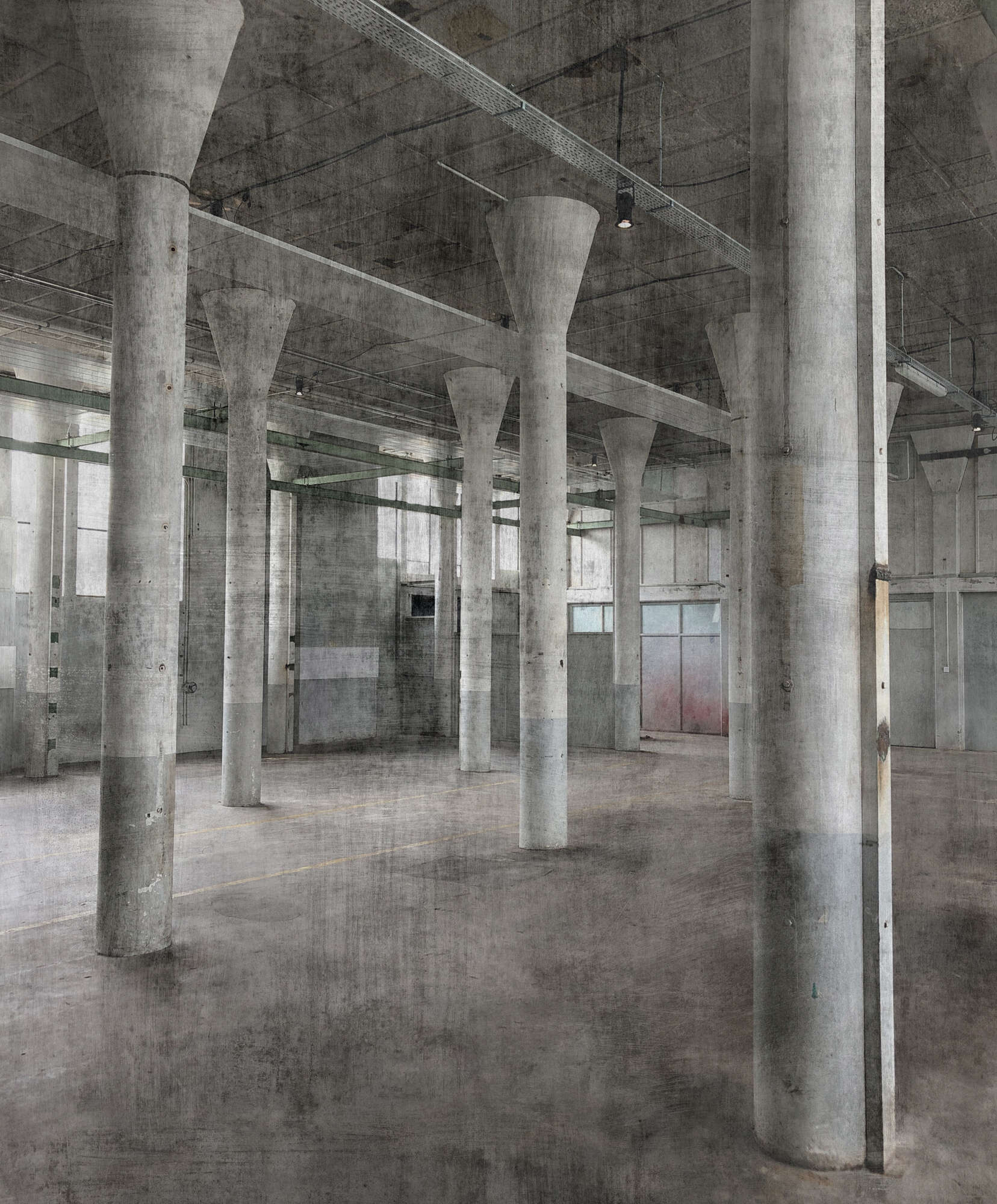 10-429725 Produktabbildung (ohne Scans) 2 Factory IV Factory Floor Wallpaper 429725