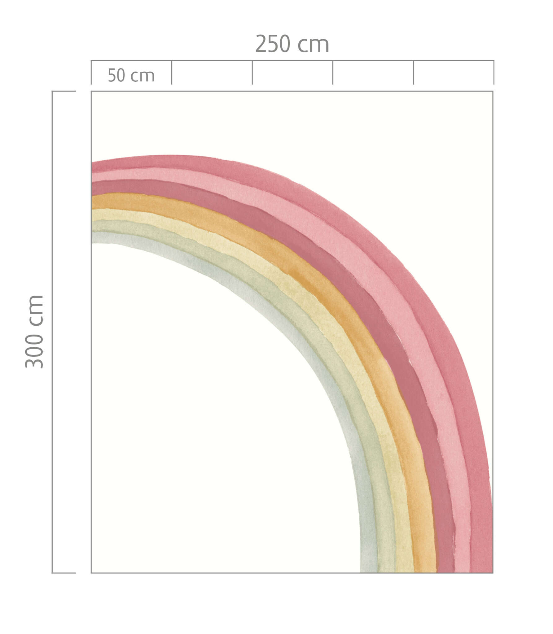 10-253269 Bildauschnitt 1 Bambino XIX Papier peint arc-en-ciel pastel 253269