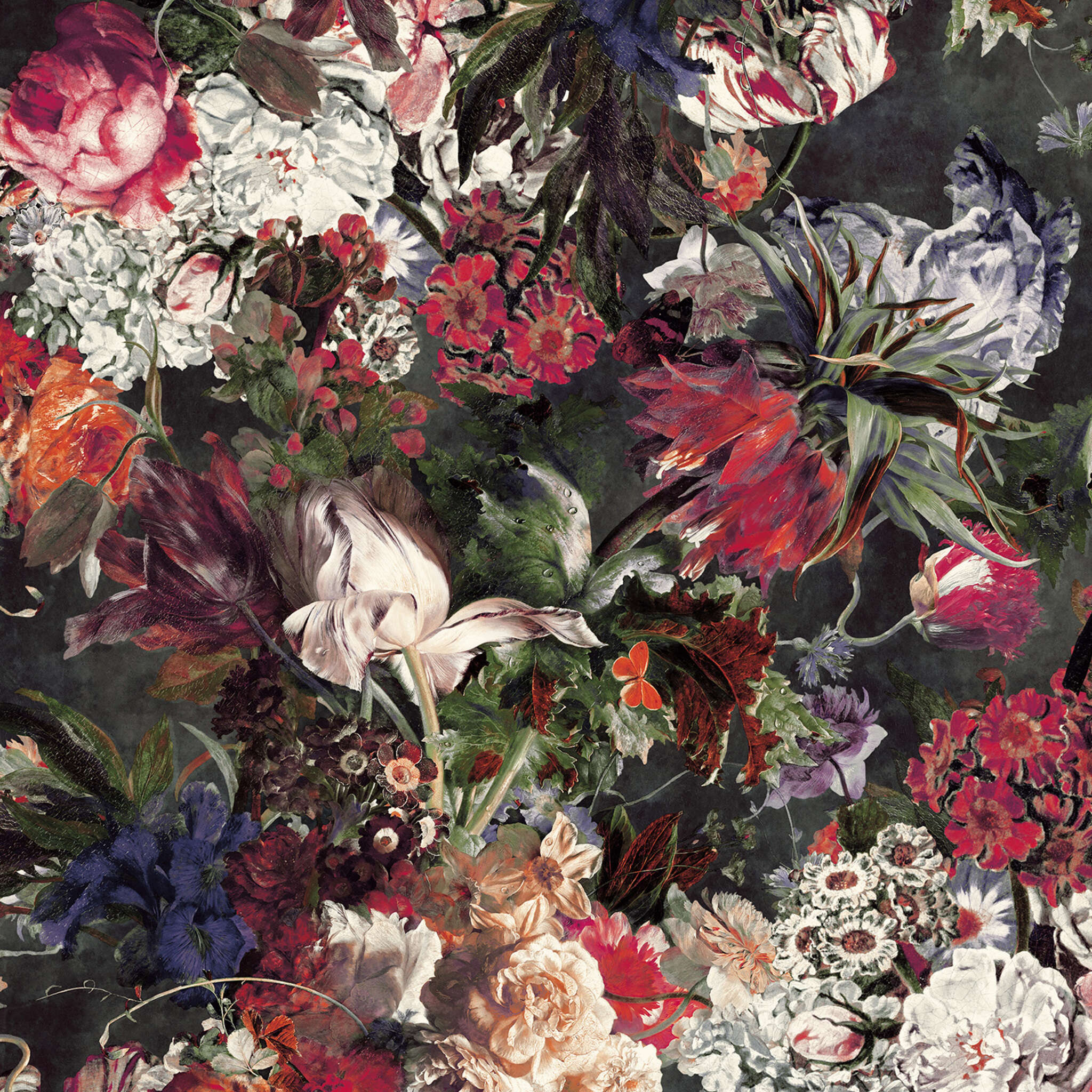 Grün-Grau-Weiß-Lila