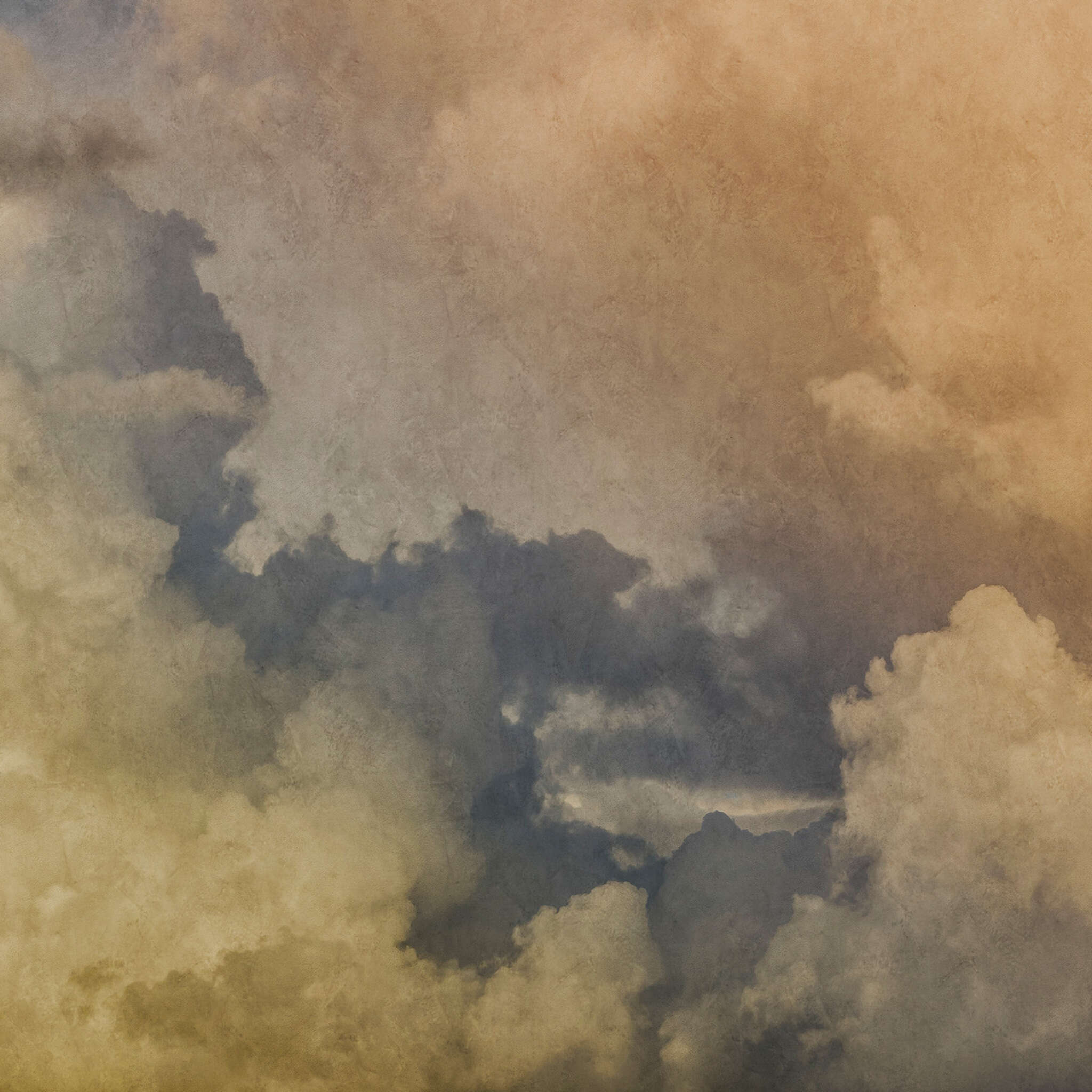 magicwalls photo wallpaper with clouds in yellow 363180