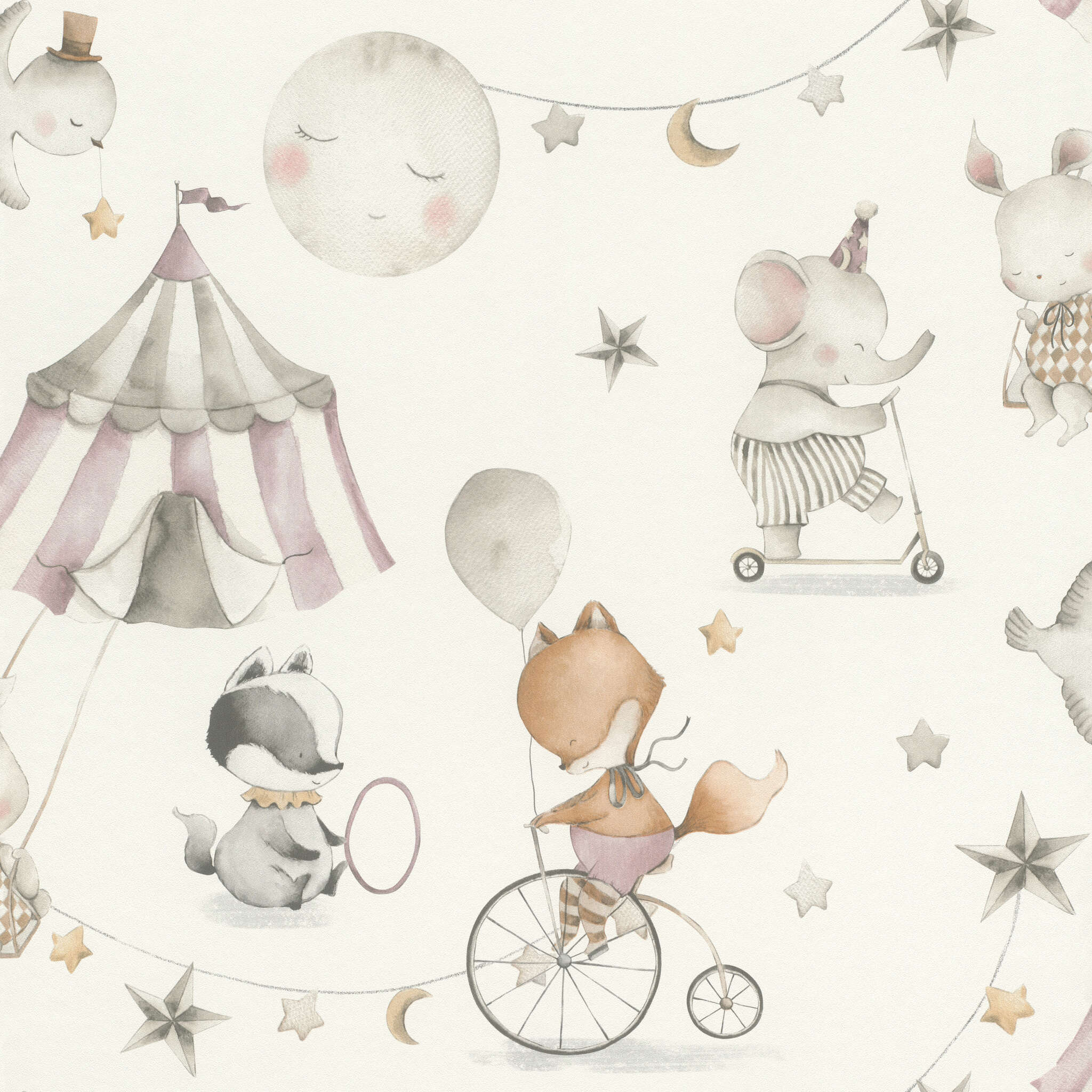 10-301922 Artikelscan 1 Papier peint intissé rose Kids World II 301922