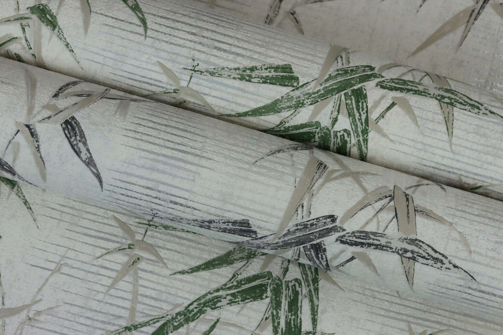 10-507539 Detailaufnahmen 4 Image détaillée de Papier peint texturé avec des plantes en relief