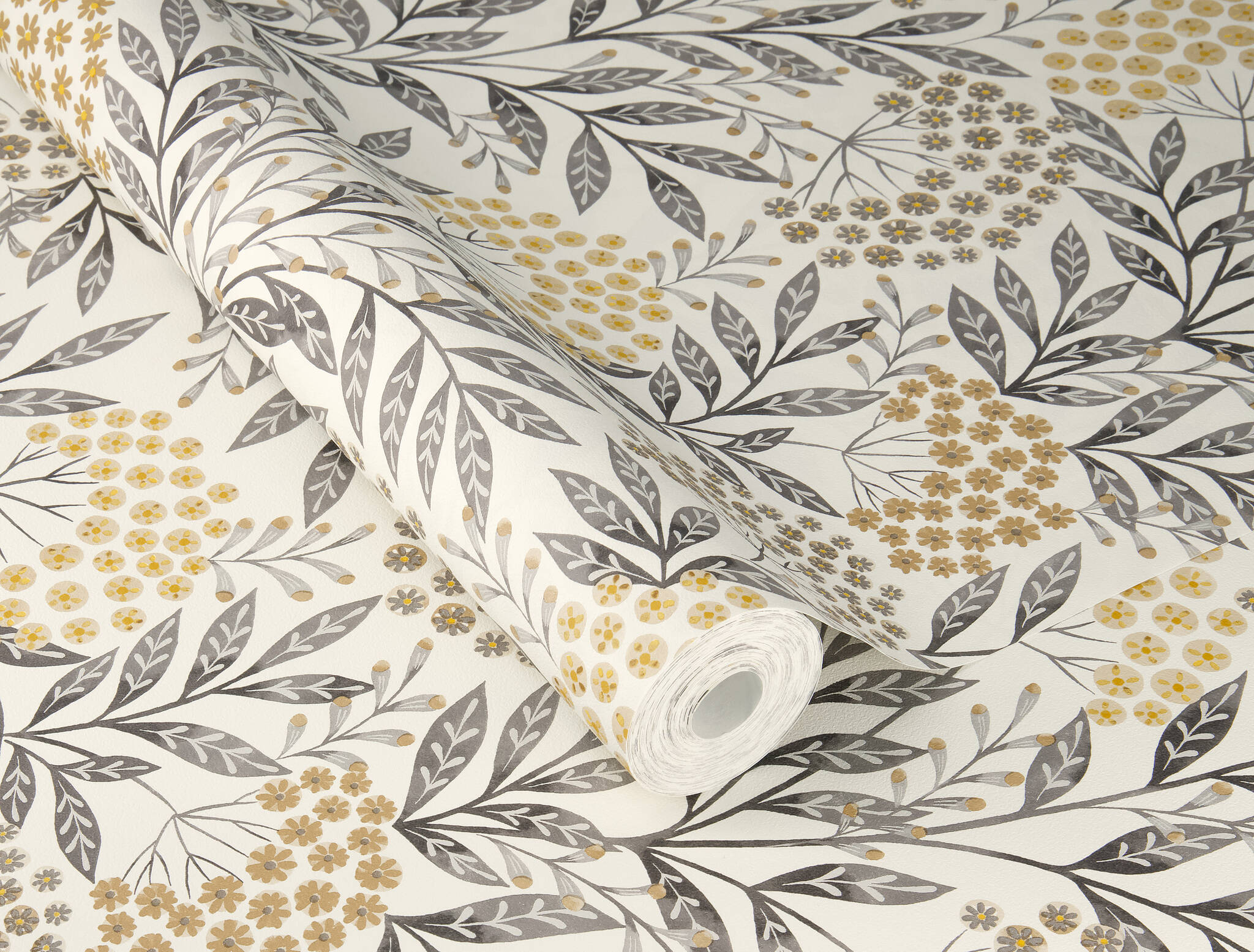 10-582505 Detailaufnahmen 1 Non-woven wallpaper in black Selection vinyl/non-woven 582505