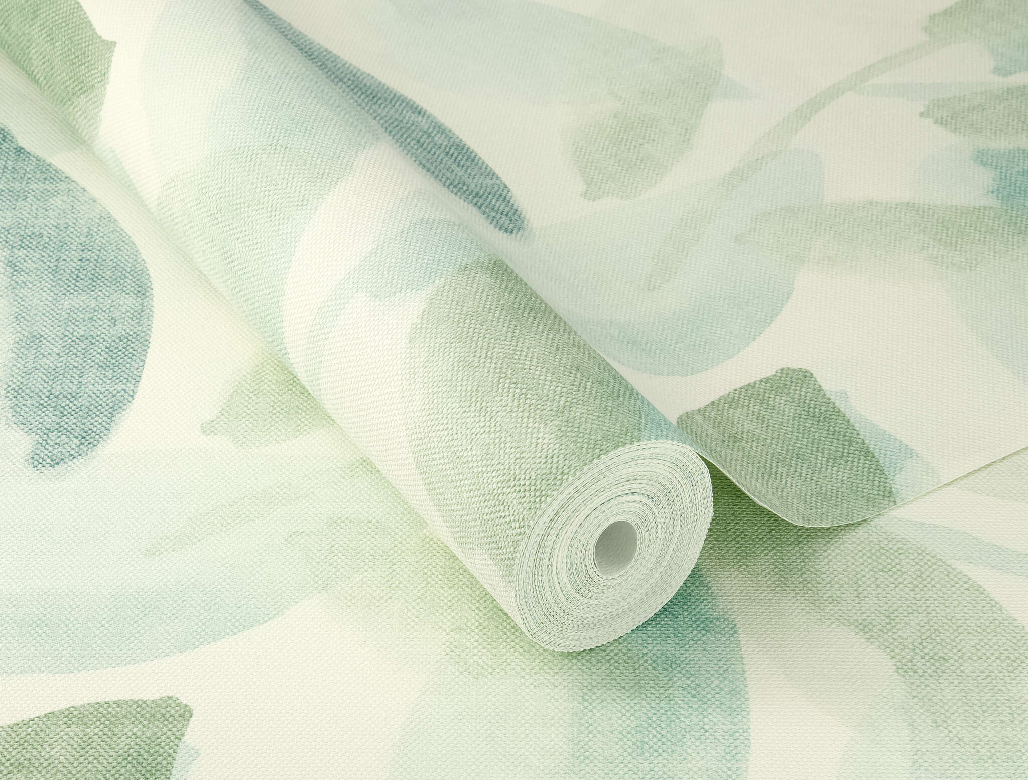 10-416343 Detailaufnahmen 1 Non-woven wallpaper in green Selection vinyl/non-woven 416343
