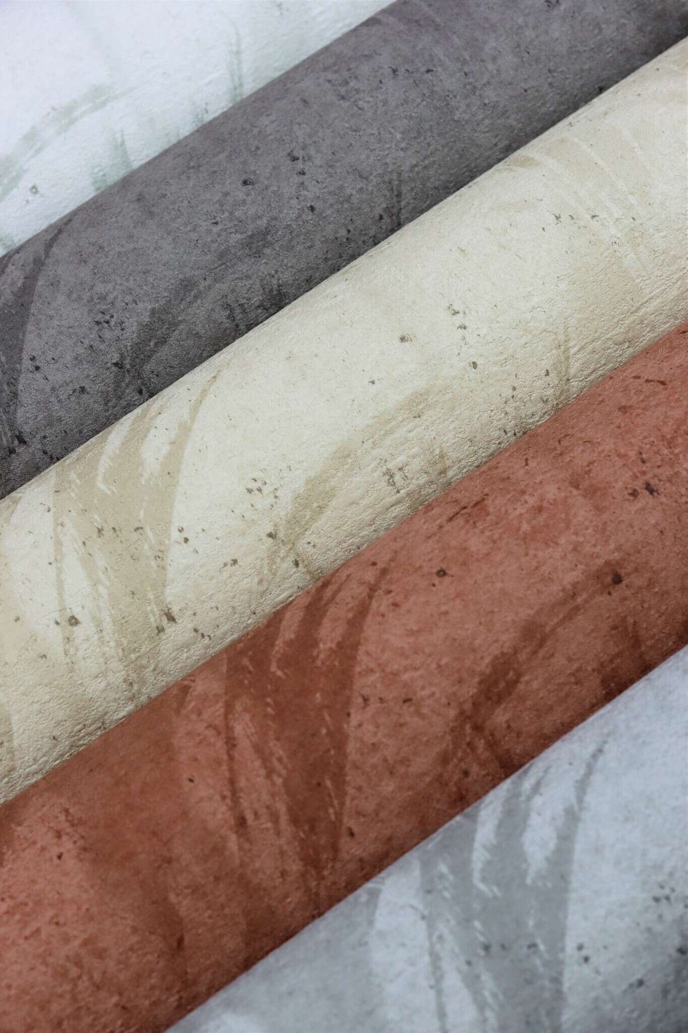 10-520736 Detailaufnahmen 1 Reed non-woven wallpaper in gray-light gray Selection 520736