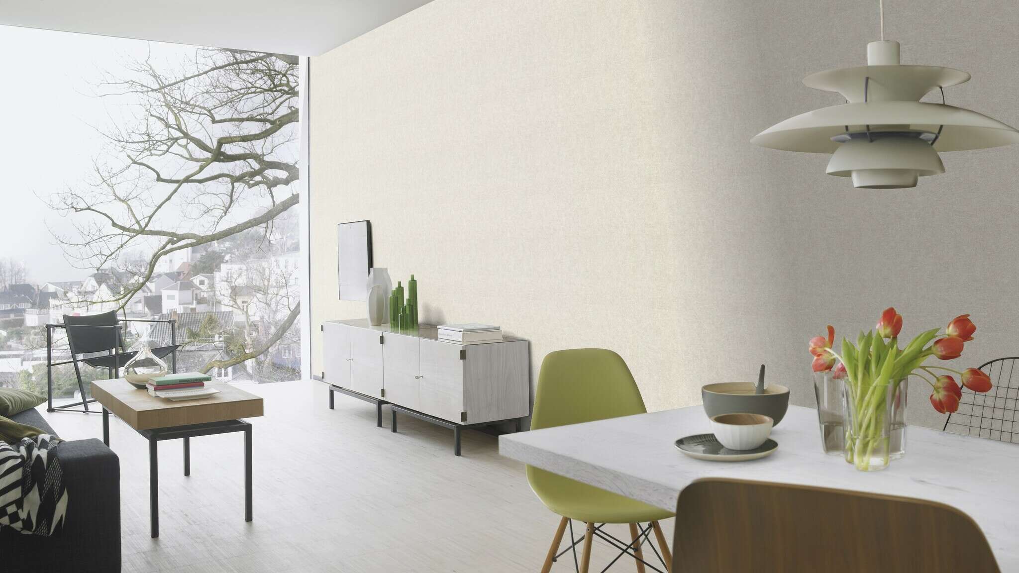 10-699814 Raumbilder 1 Strukturiert Vliestapete in Beige-Sand Selection 699814